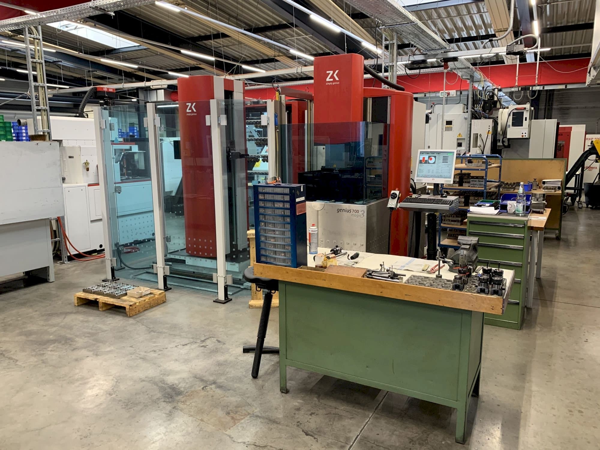 A ZK genius 700 gép elölnézete