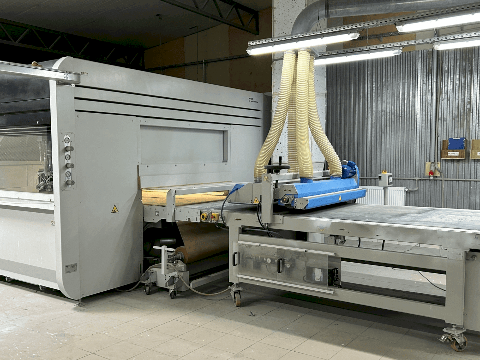 A CEFLA MITO K gép elölnézete