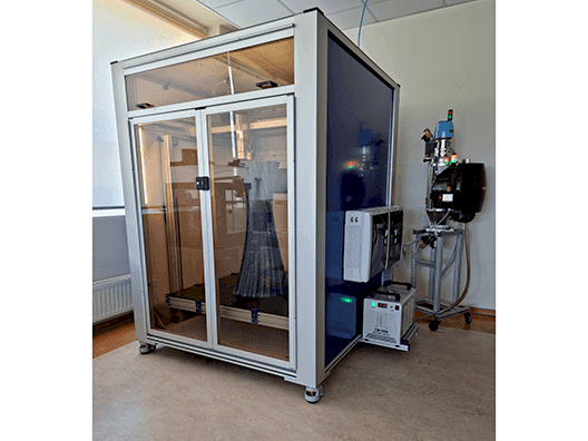 A Terracubed T1000 gép elölnézete