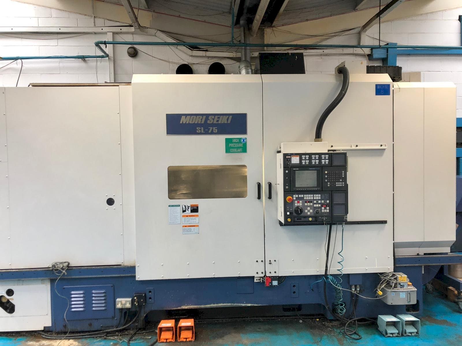 A MORI SEIKI SL75 gép elölnézete