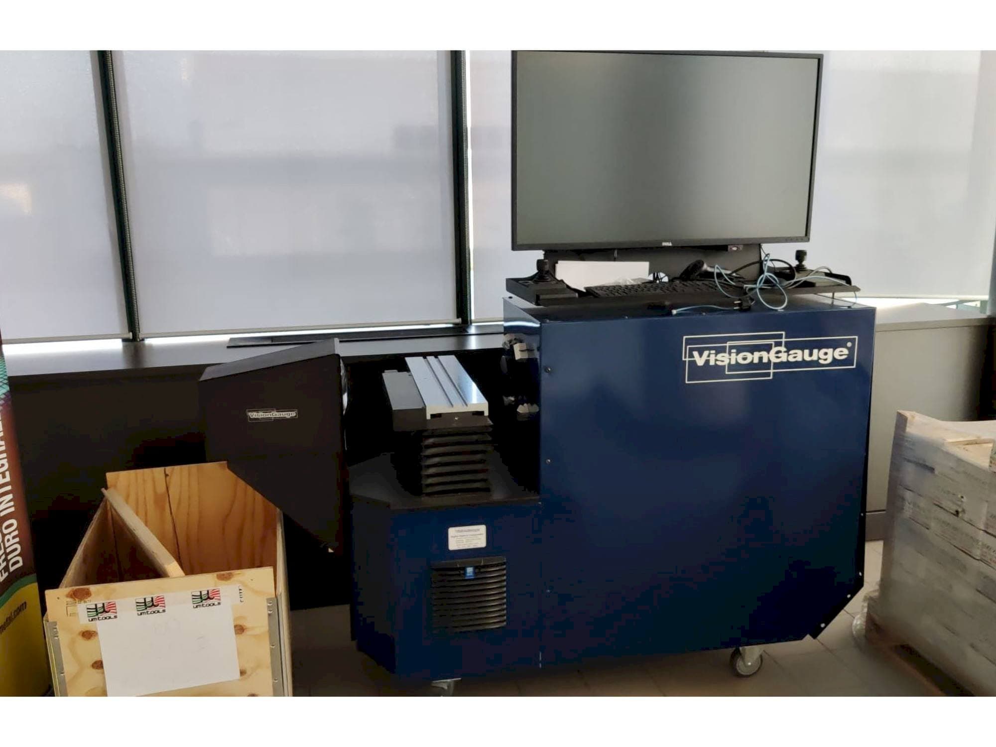 A Vision Gauge 500 series gép elölnézete