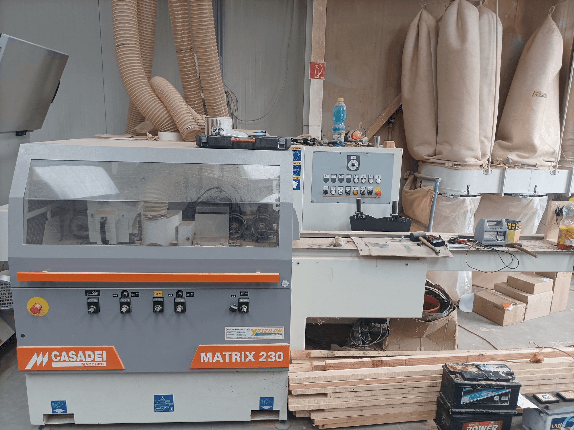 A CASADEI MATRIX 230 (2018)  gép elölnézete