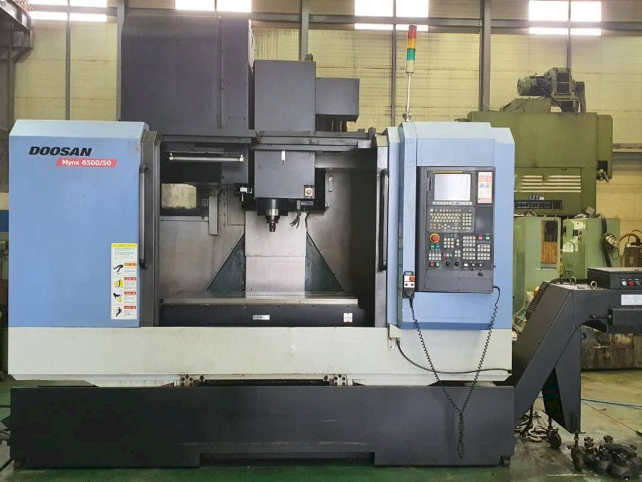 A Doosan Mynx 6500/50 gép elölnézete