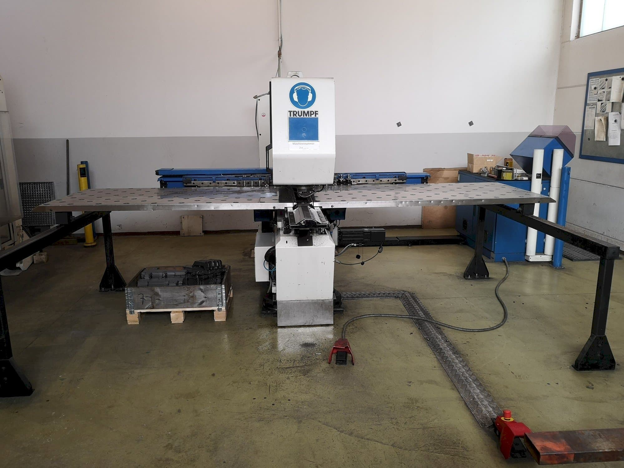 A Trumpf Trumatic 160R  gép elölnézete