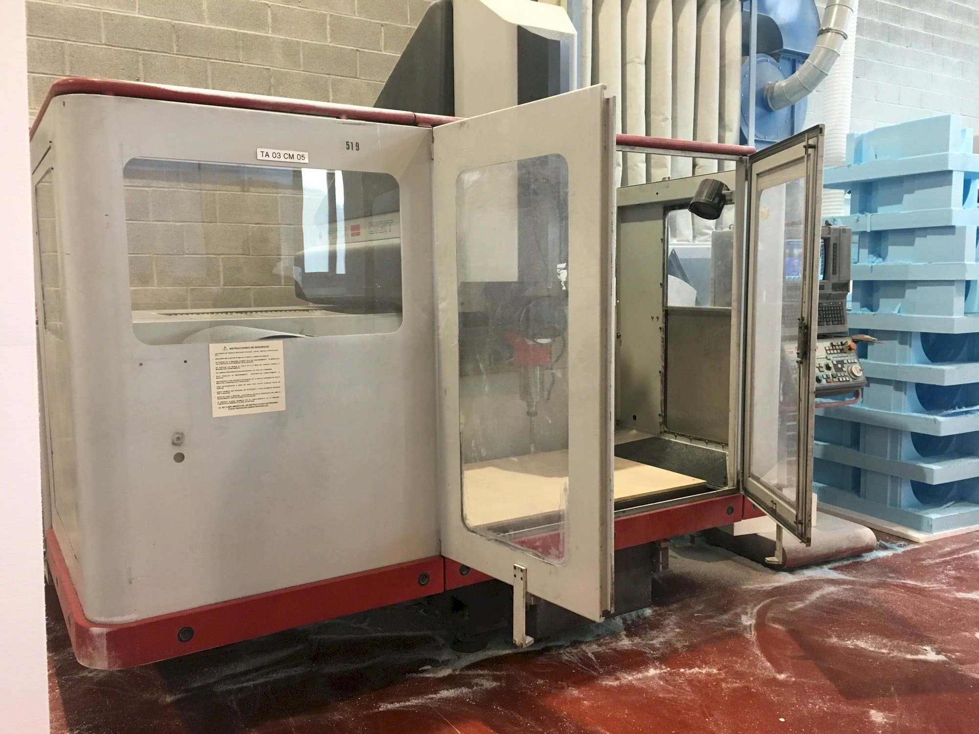 A Fidia Digit 165 gép elölnézete