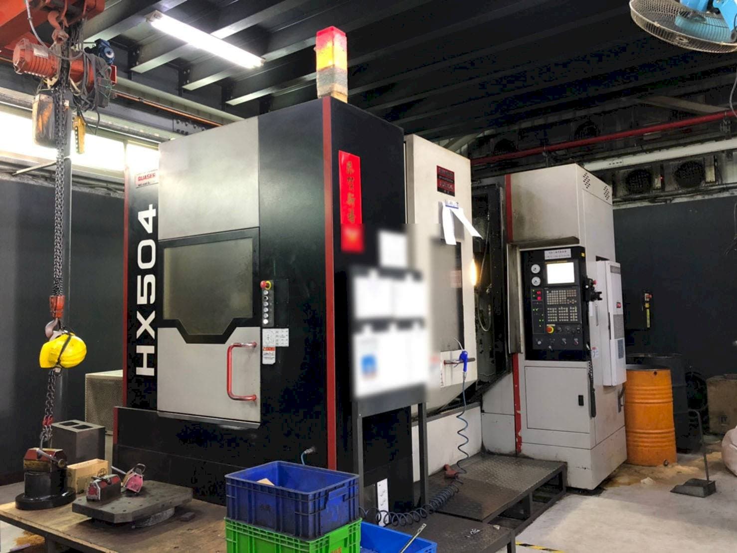 A Quaser HX504II BP gép elölnézete