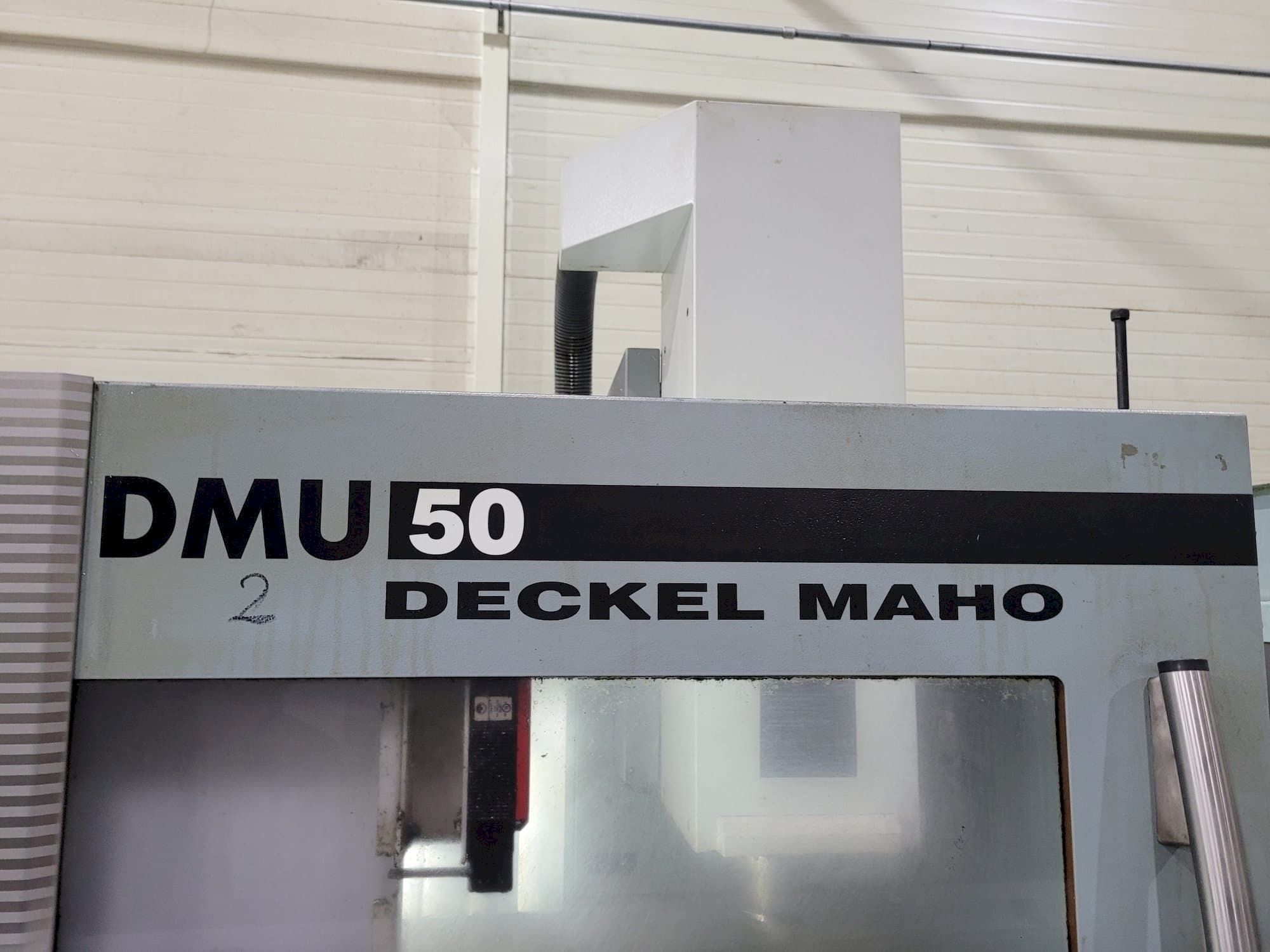 A DECKEL MAHO DMU 50 gép elölnézete