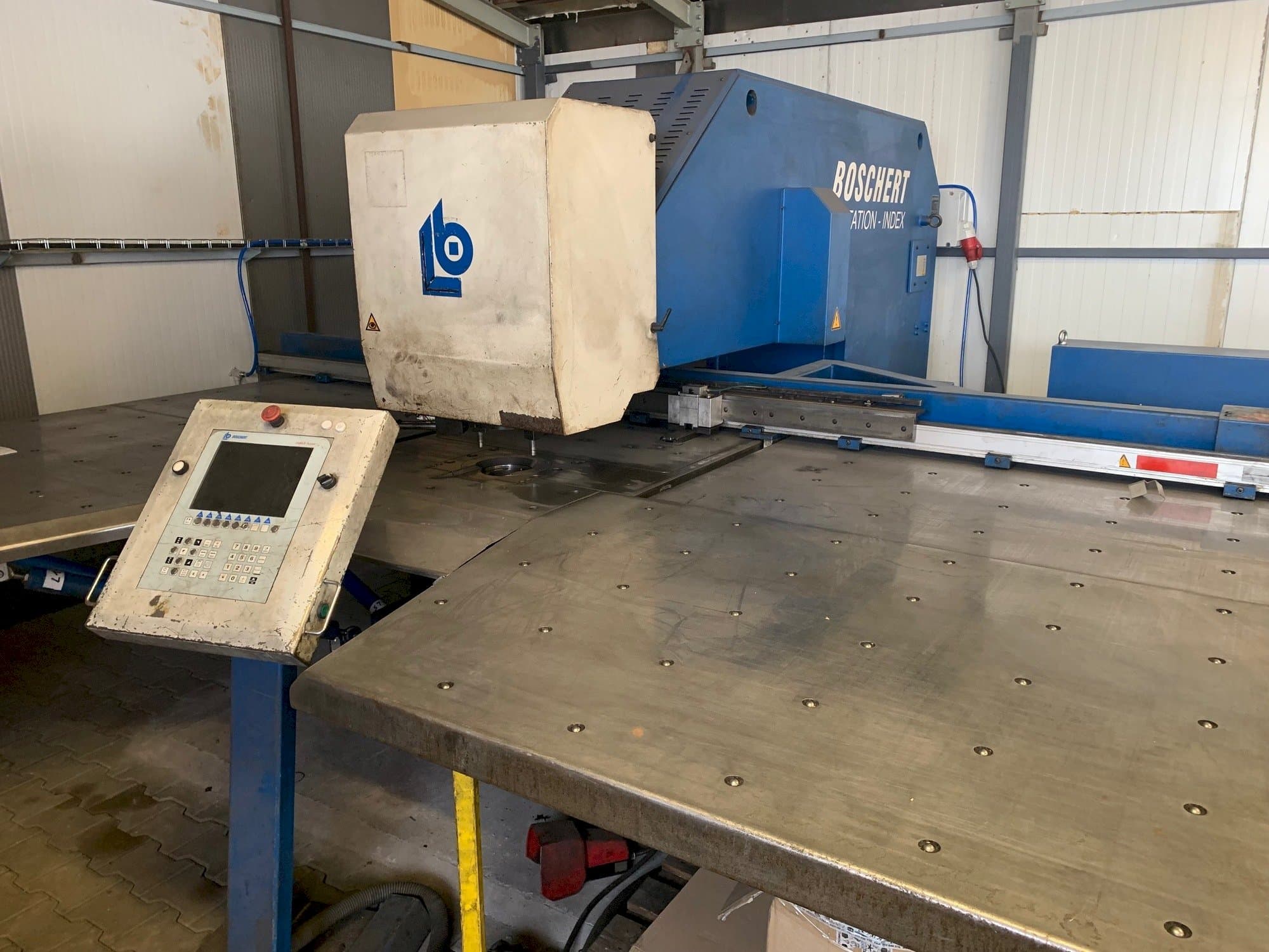 A Boschert EL 1250 Rota-Index gép elölnézete