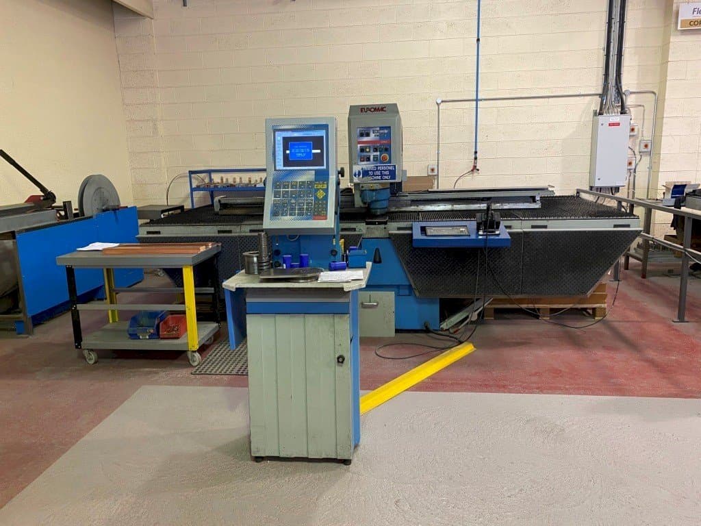 A Euromac ZX 1250/30  gép elölnézete