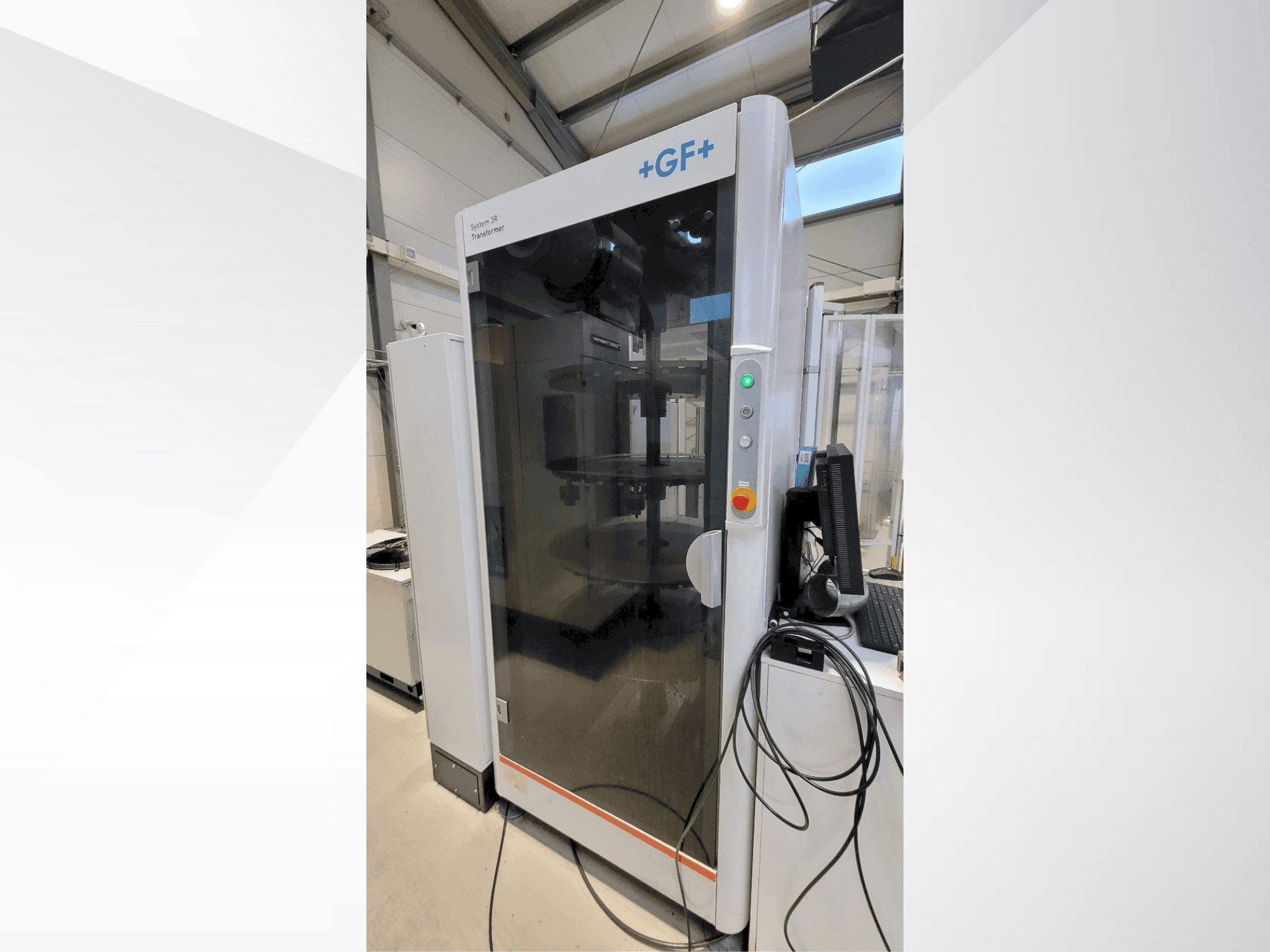 A +GF+ System 3R transformer  gép elölnézete