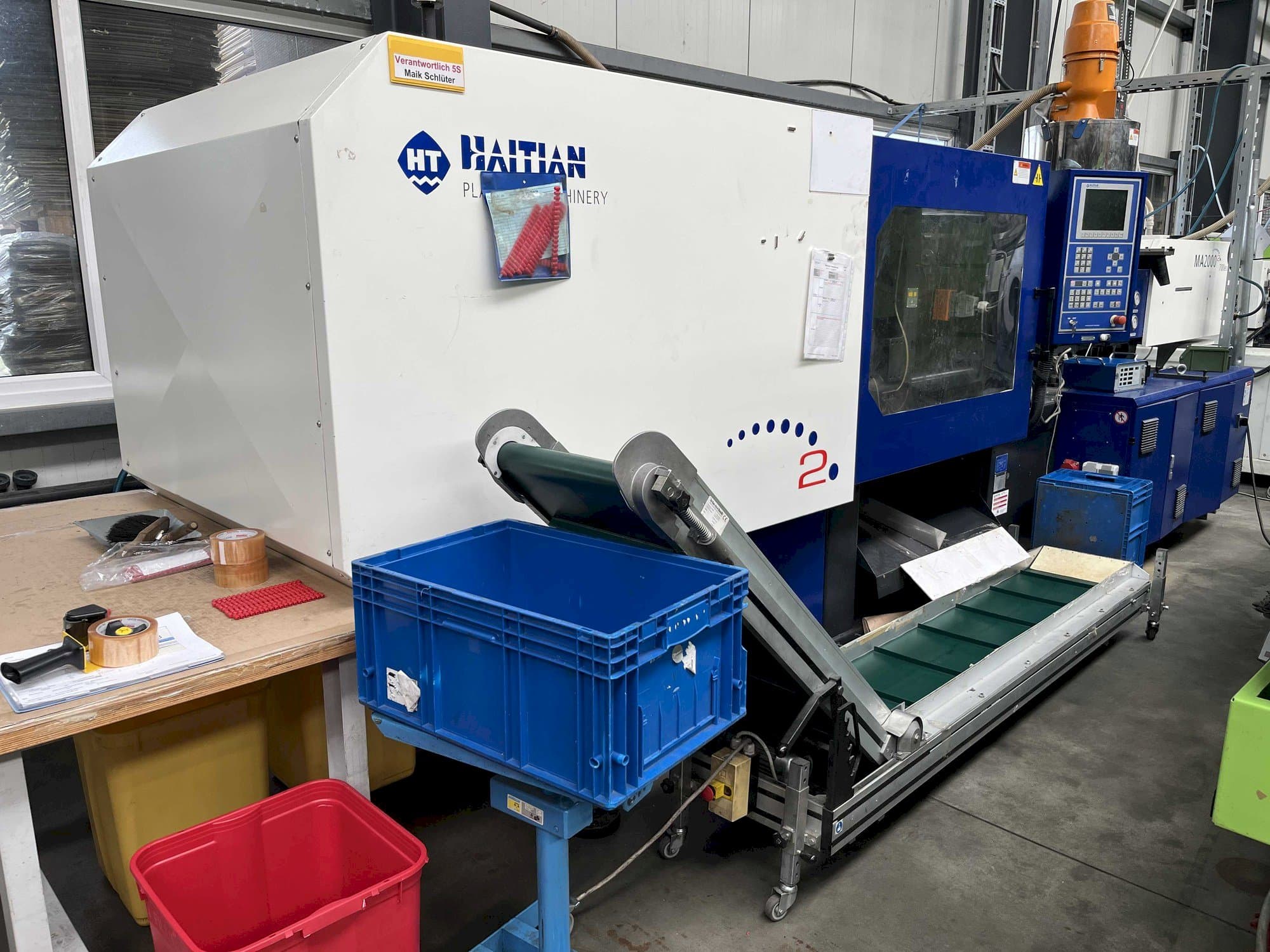 A HAITIAN MA2000 II/700eco  gép elölnézete