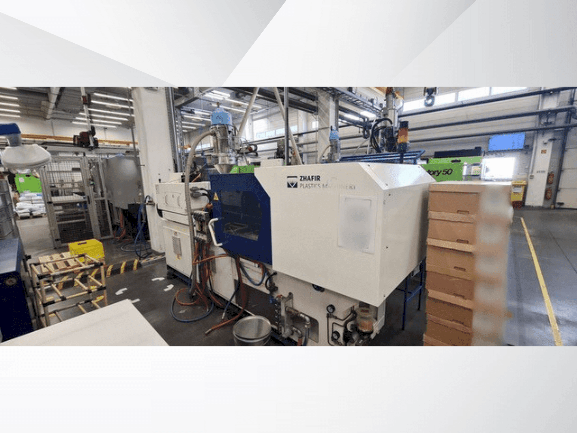 A Zhafir VE 400/80  gép elölnézete