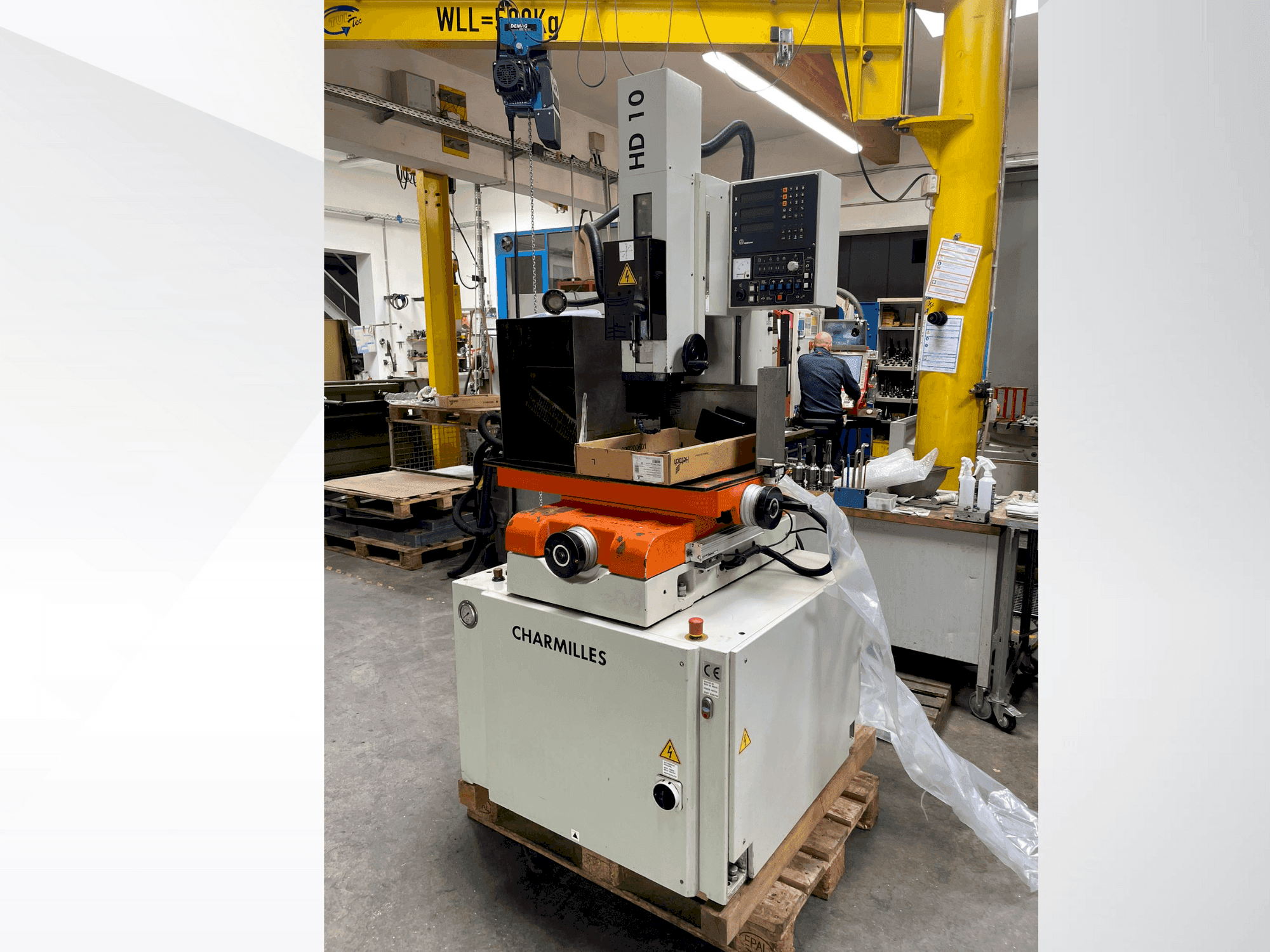 A CHARMILLES HD10 gép elölnézete