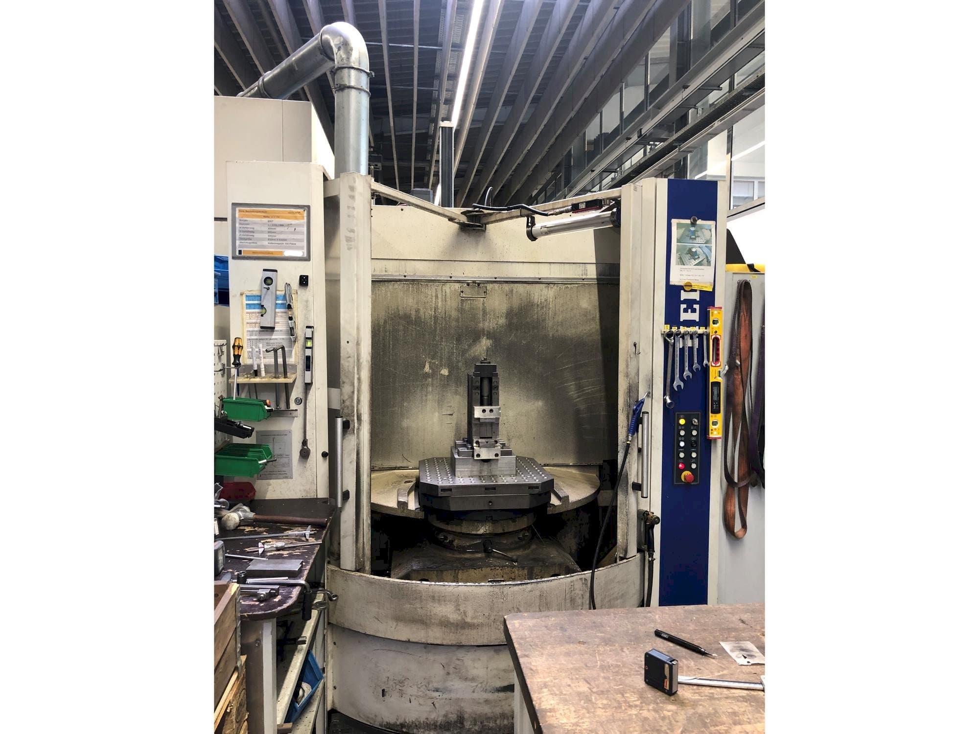 A HELLER MCH 250 gép elölnézete