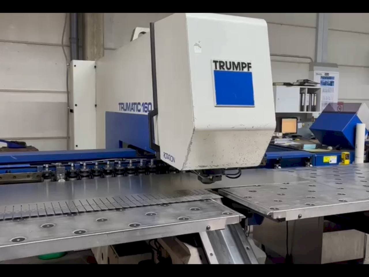 A Trumpf Trumatic 160 gép elölnézete