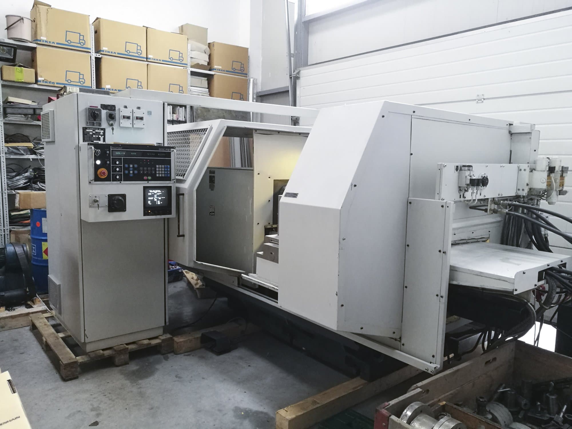 A Gildemeister RNF 40/200 gép jobb nézete