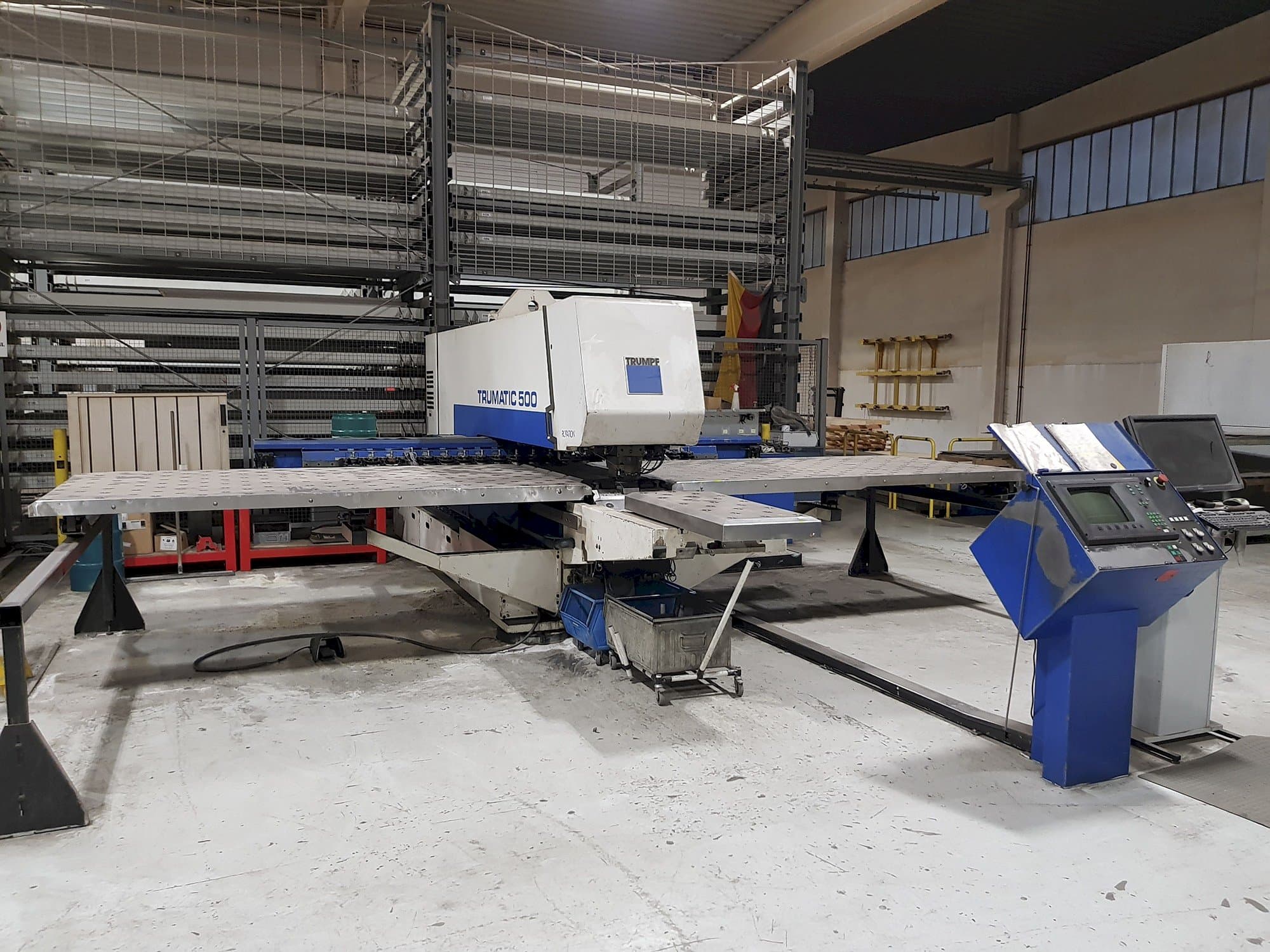 A Trumpf Trumatic 500 gép elölnézete
