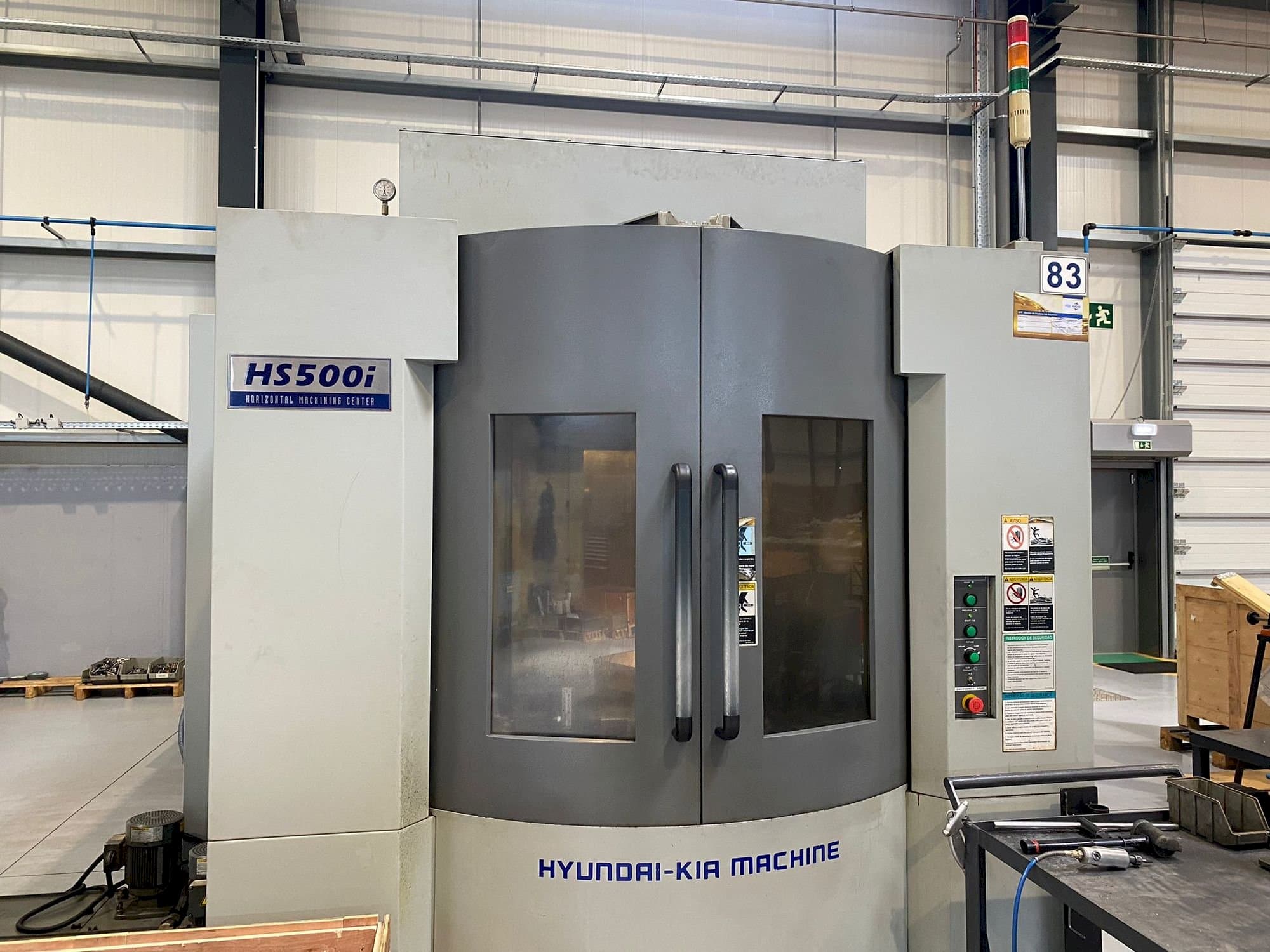 A Hyundai Kia HS500i gép elölnézete