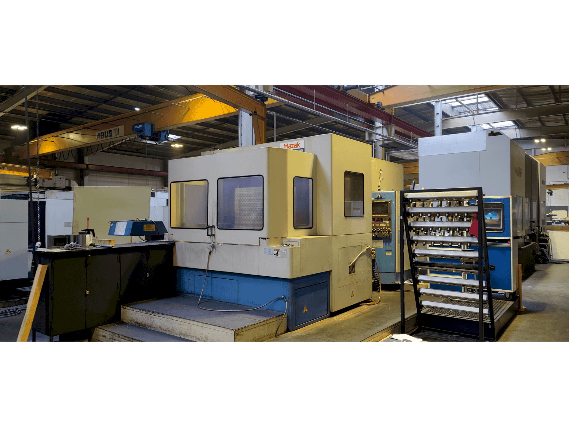 A Mazak H-630 N gép elölnézete