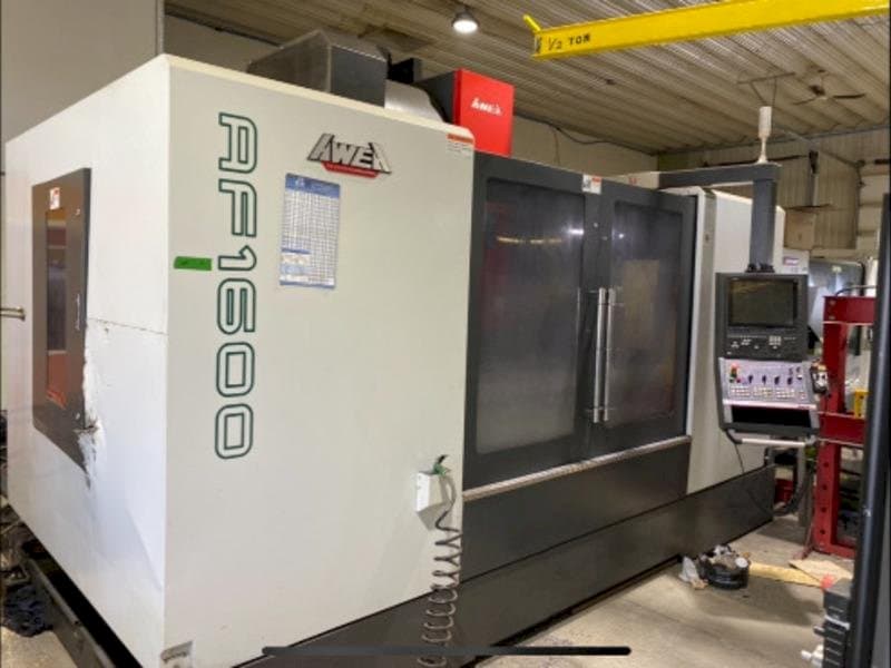 A AWEA AF-1600 gép elölnézete