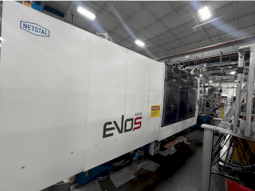 A Netstal EVOS 5500-2900 Speed gép elölnézete