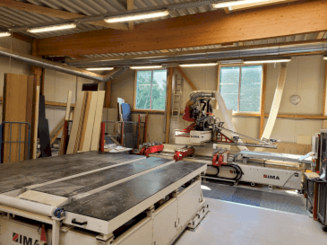 A IMA BIMA CUT 120/300 gép elölnézete