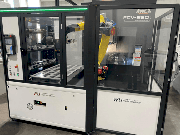 A WU Automation RZ-3/35 gép elölnézete