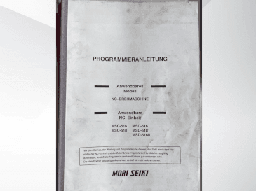 A MORI SEIKI SL-15MC gép elölnézete