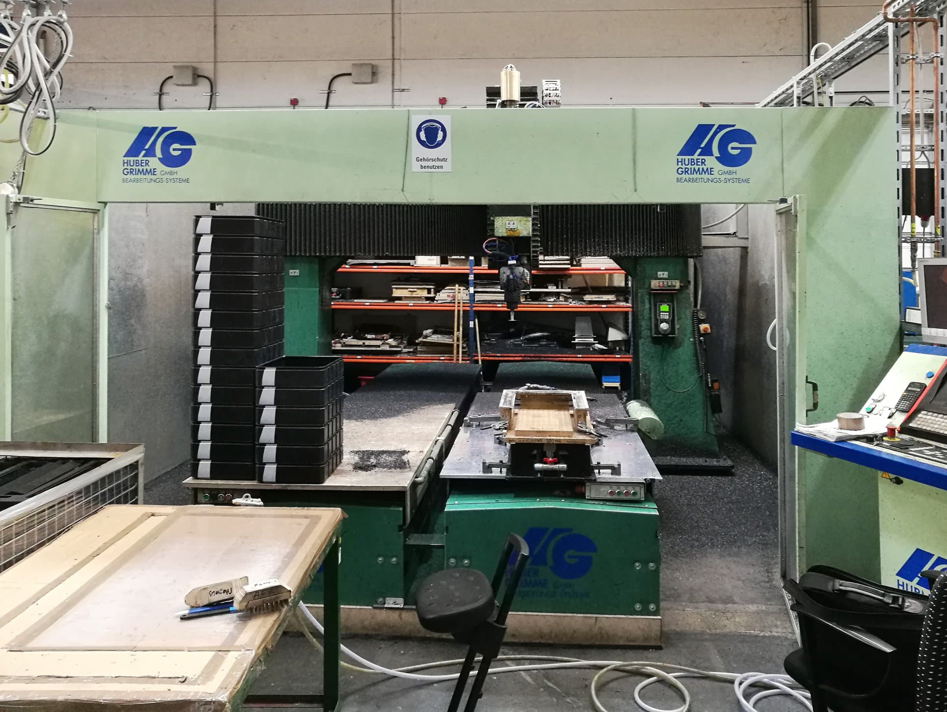 A Huber&Grimme HG3000T gép elölnézete