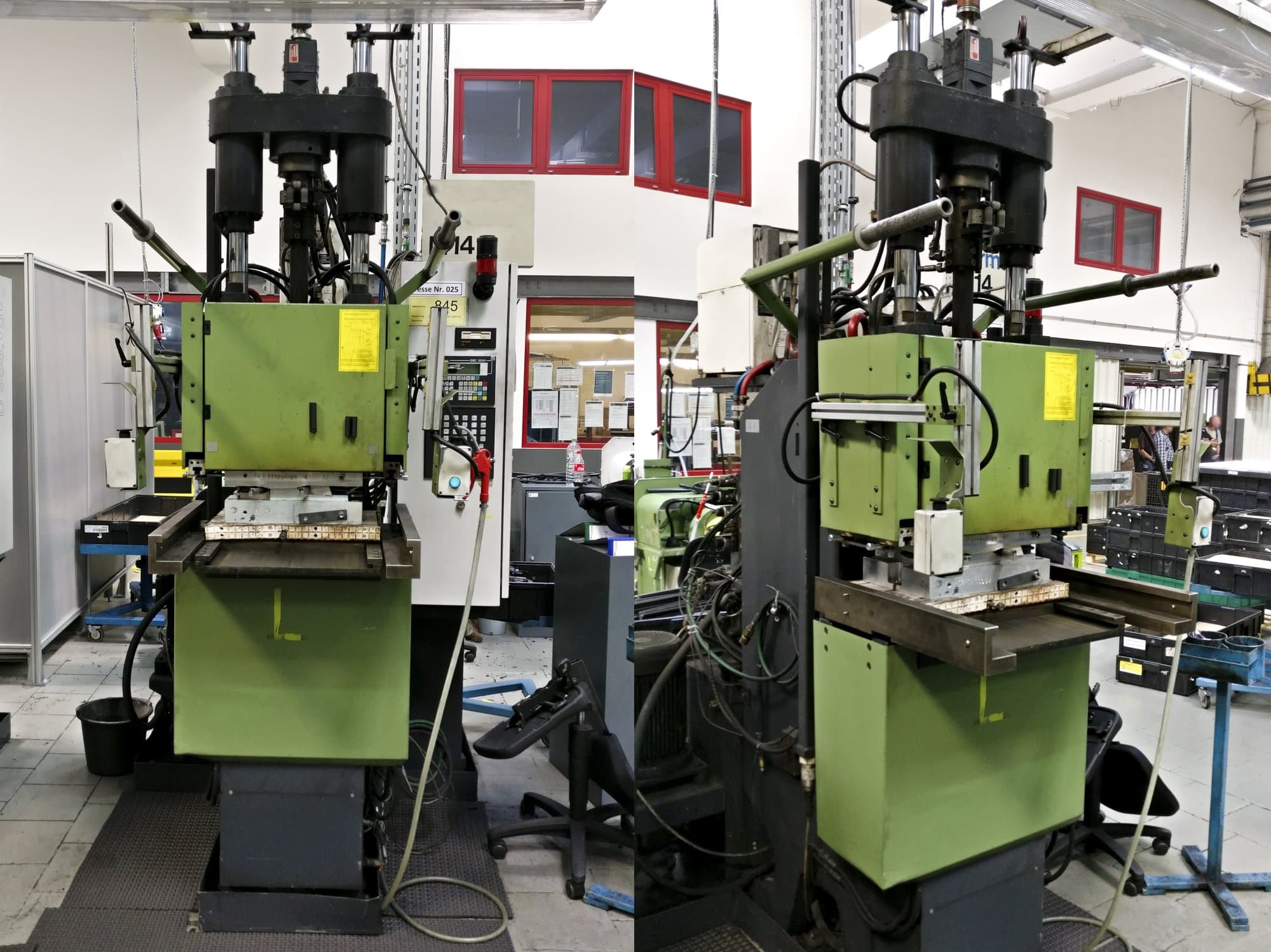 A Kloeckner Desma 956.050  gép elölnézete