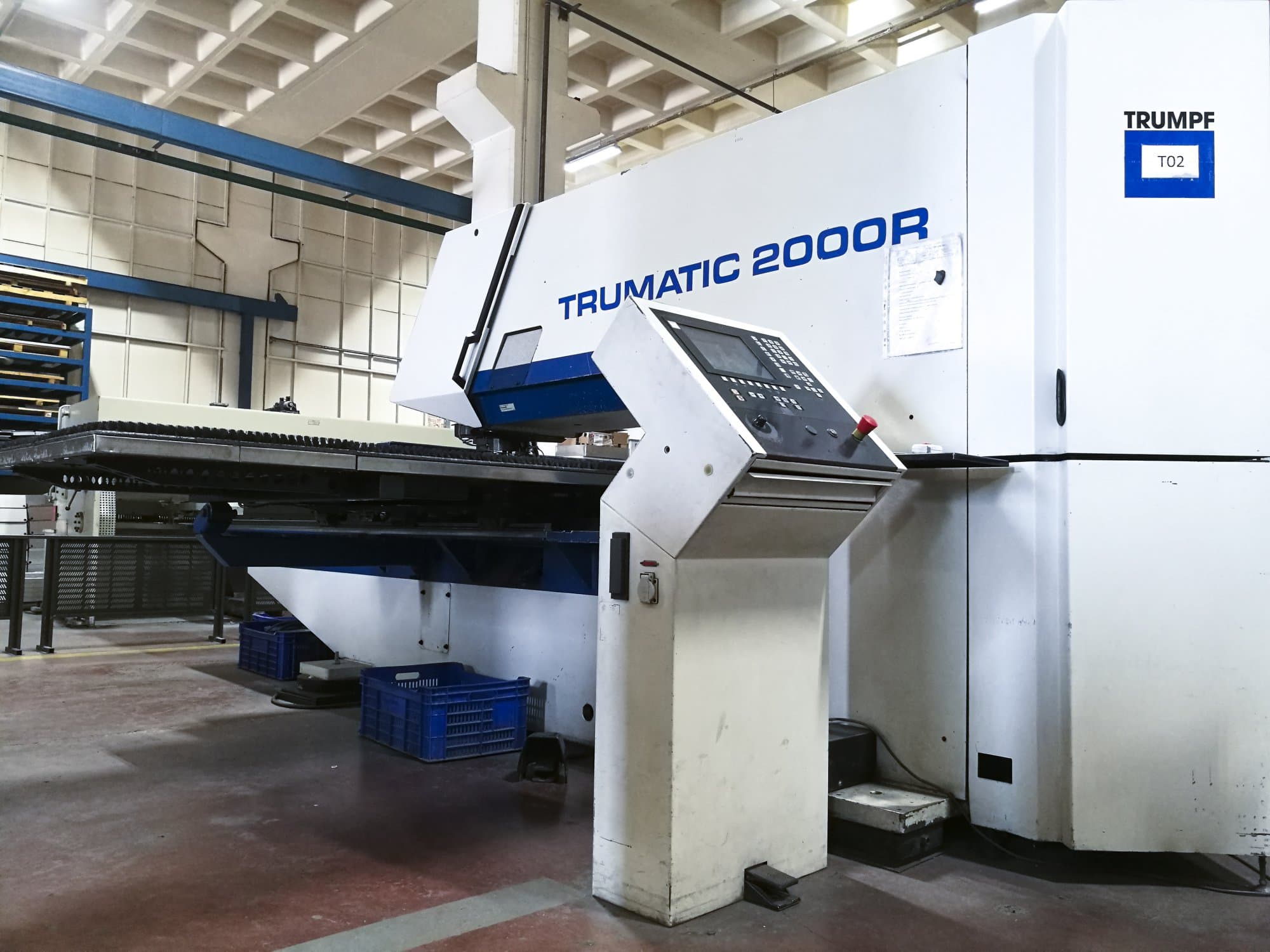 A Trumpf Trumatic 2000 R  gép jobb nézete