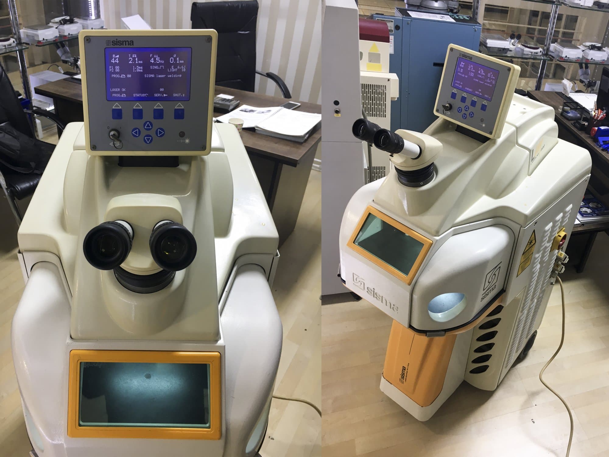 A Sisma LM 500 gép elölnézete