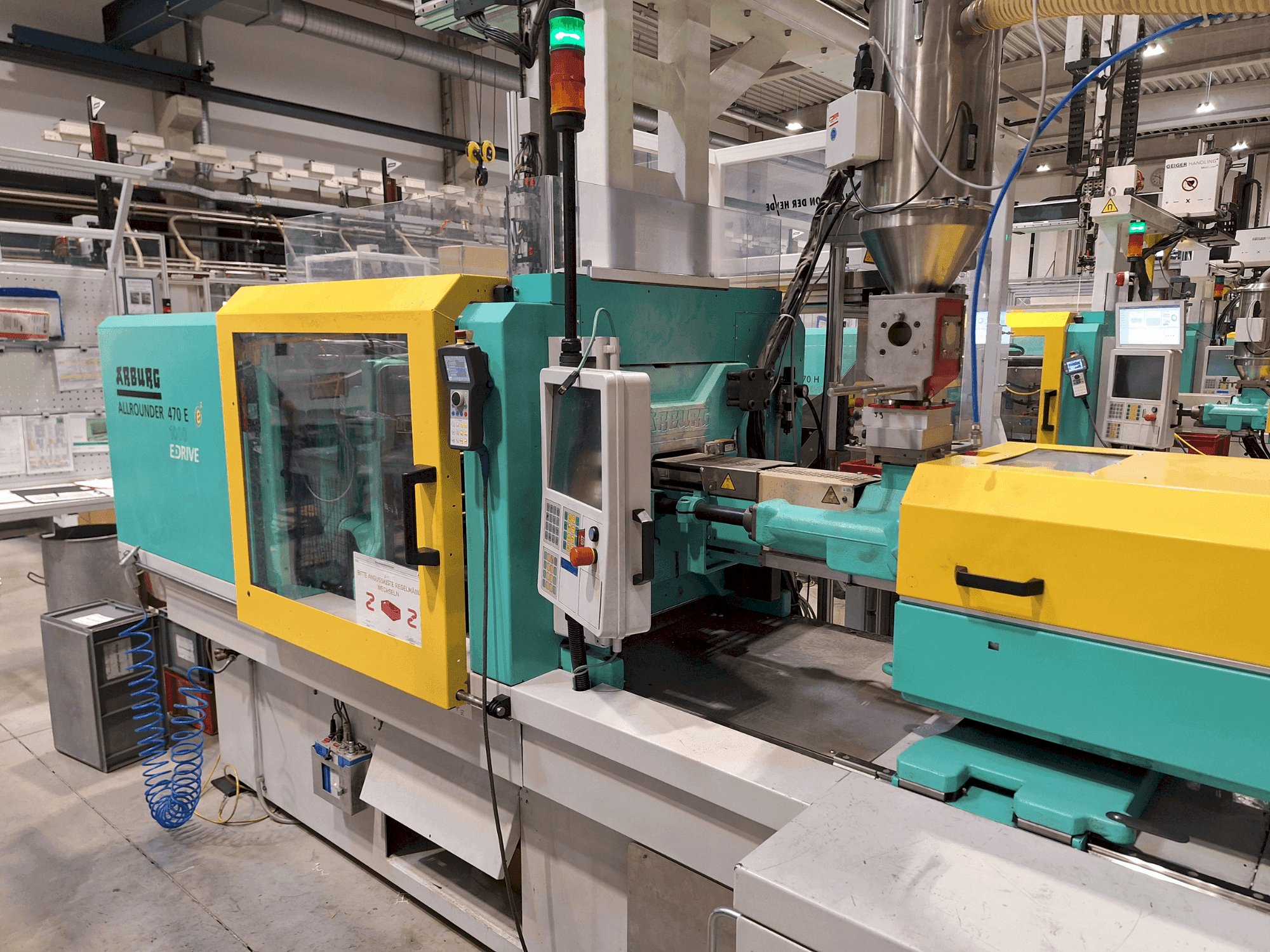 A Arburg 470 E 1000-700 (2011) gép elölnézete