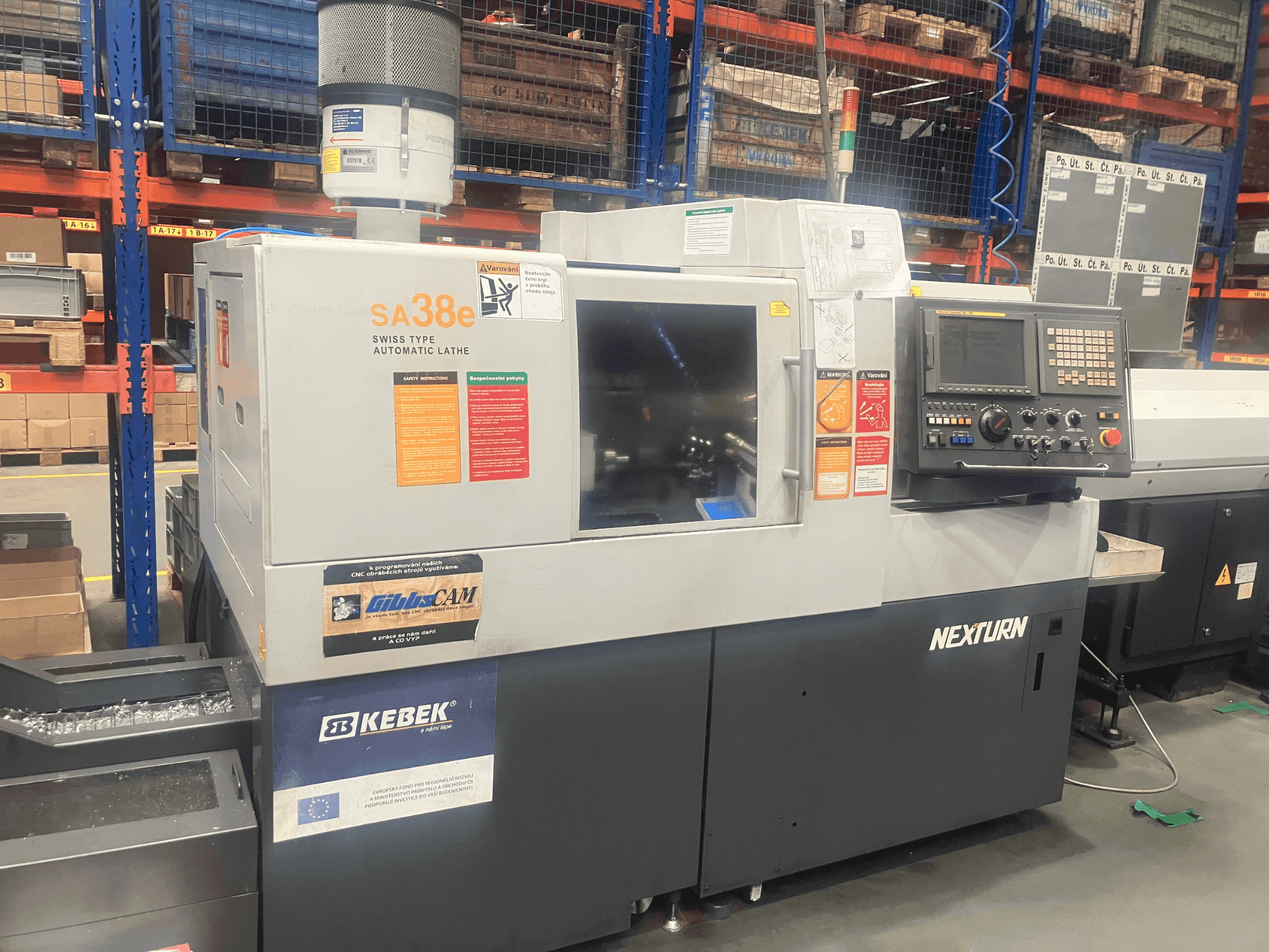 A Nexturn SA-38e gép elölnézete