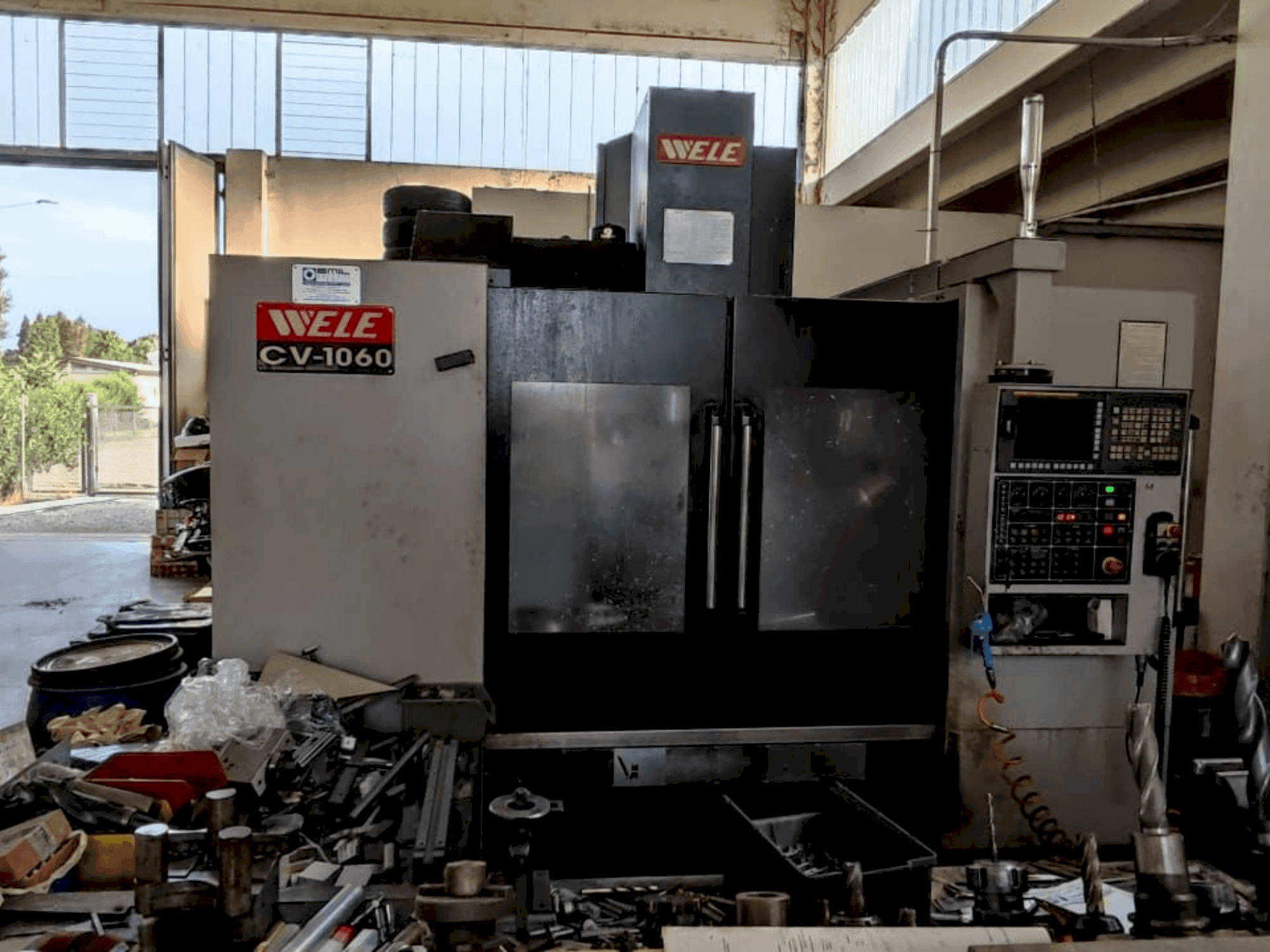 A Wele CV 1060 gép elölnézete