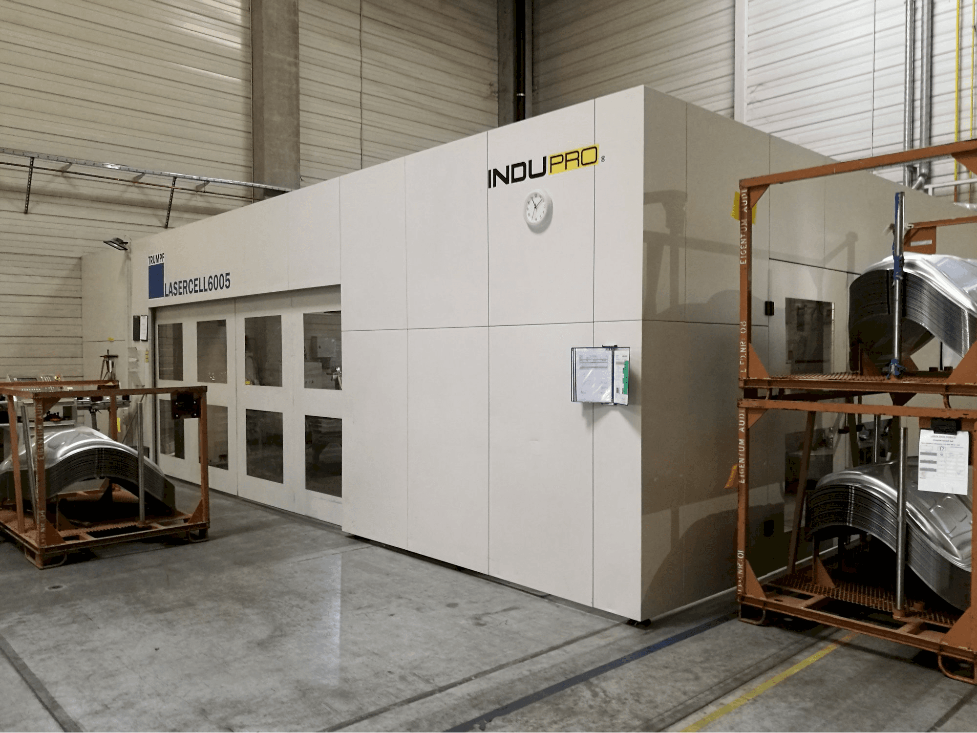 A Trumpf Lasercell 6005 gép jobb nézete