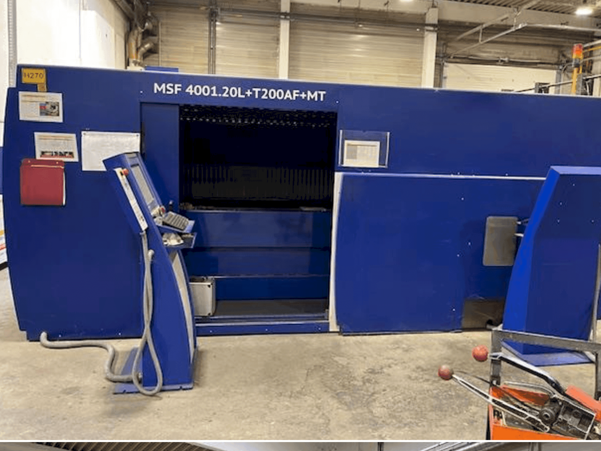 A MicroStep Fiber MSF 4001.20L gép elölnézete