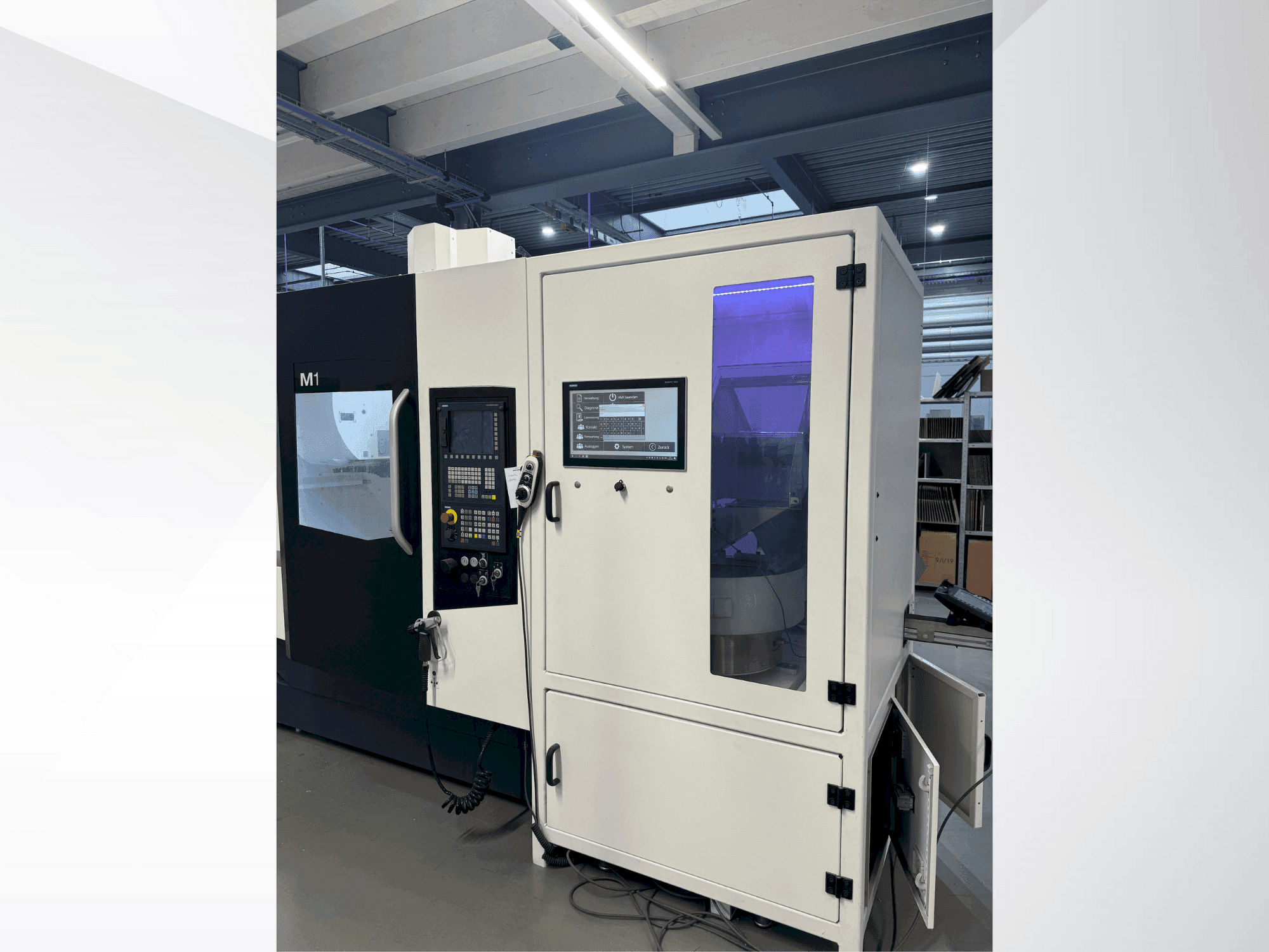 A DMG M1 gép elölnézete