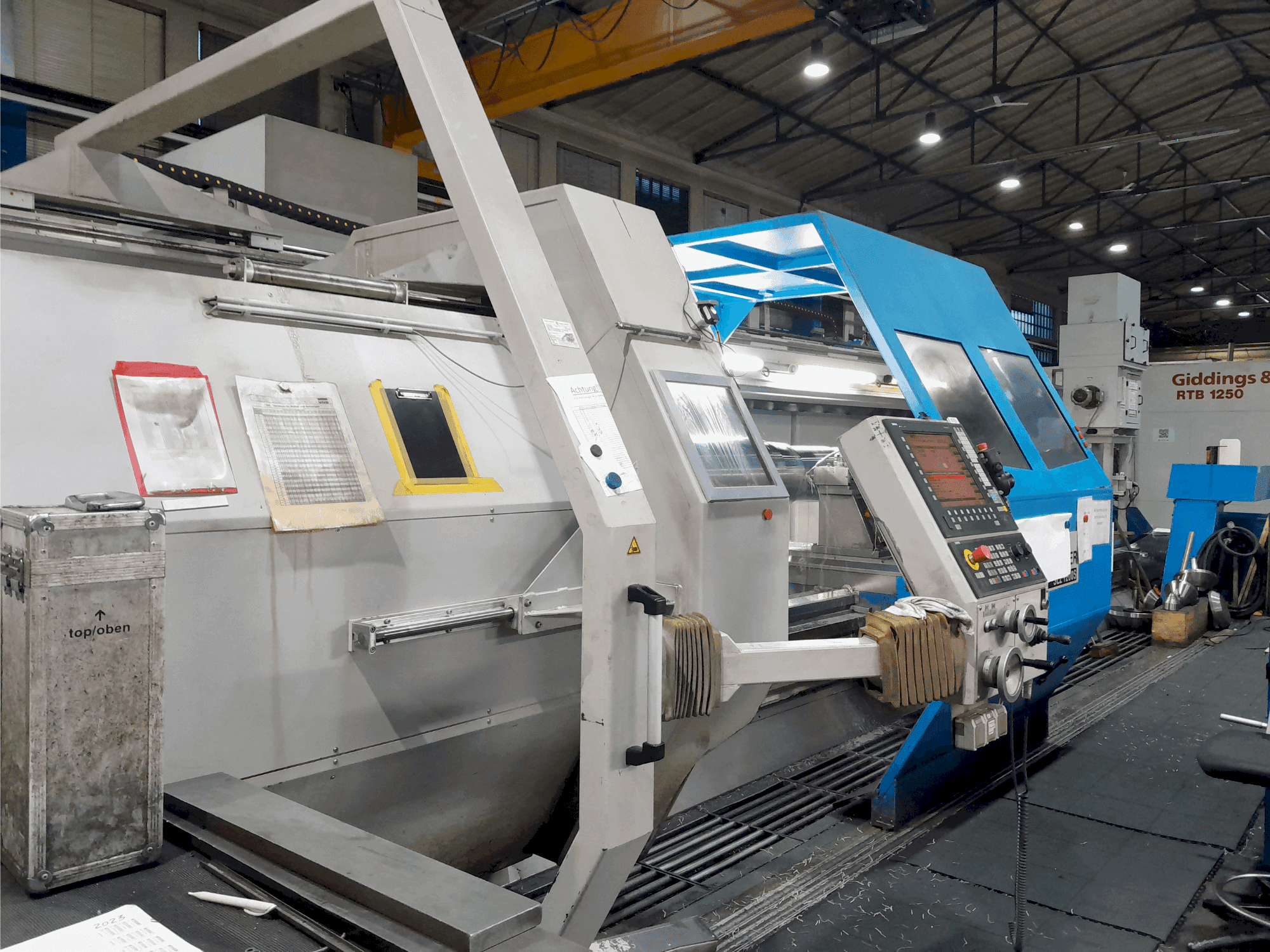 A SEIGER SLZ 1200S gép elölnézete