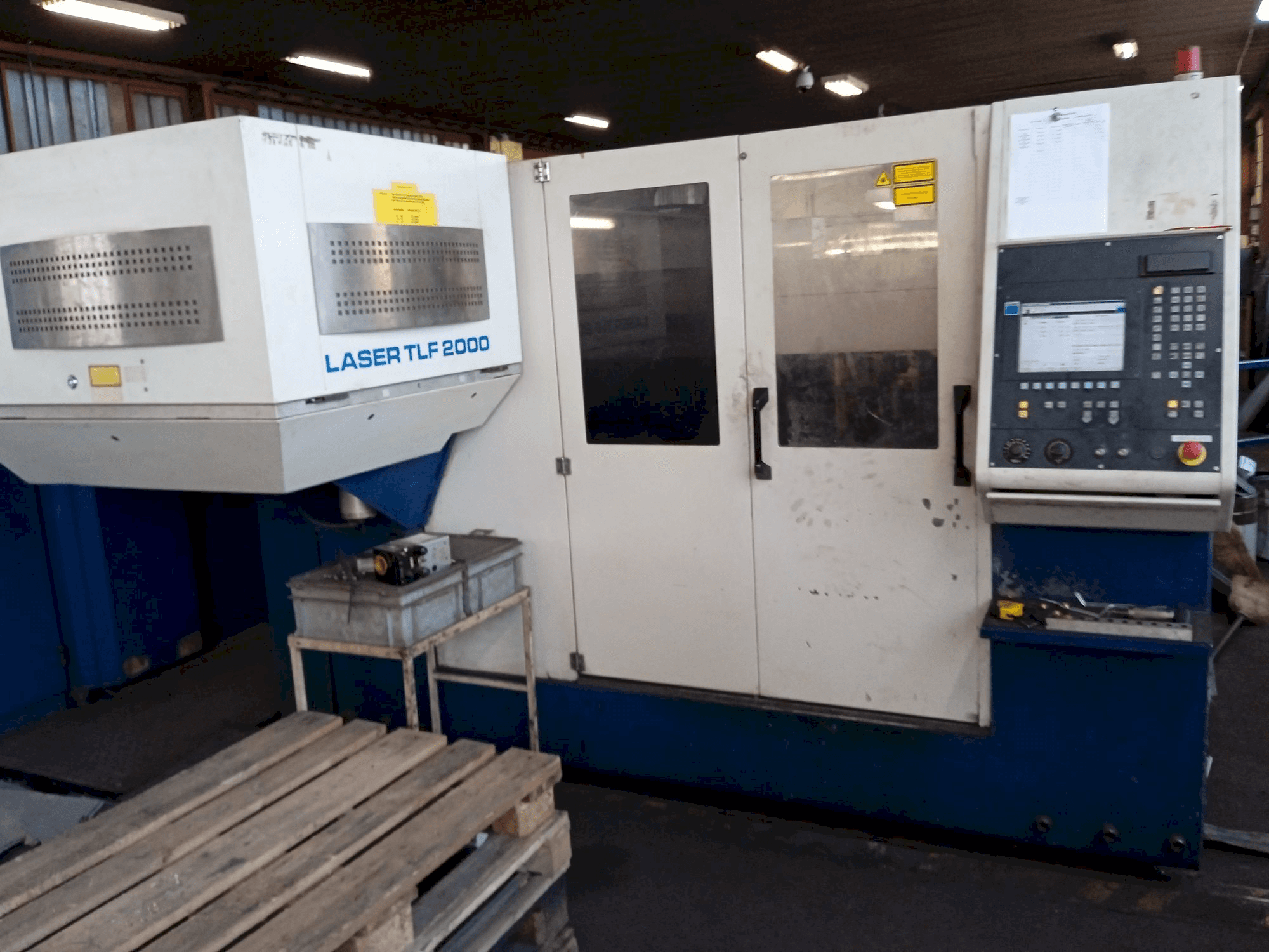 A Trumpf Trumatic L 3030 gép elölnézete