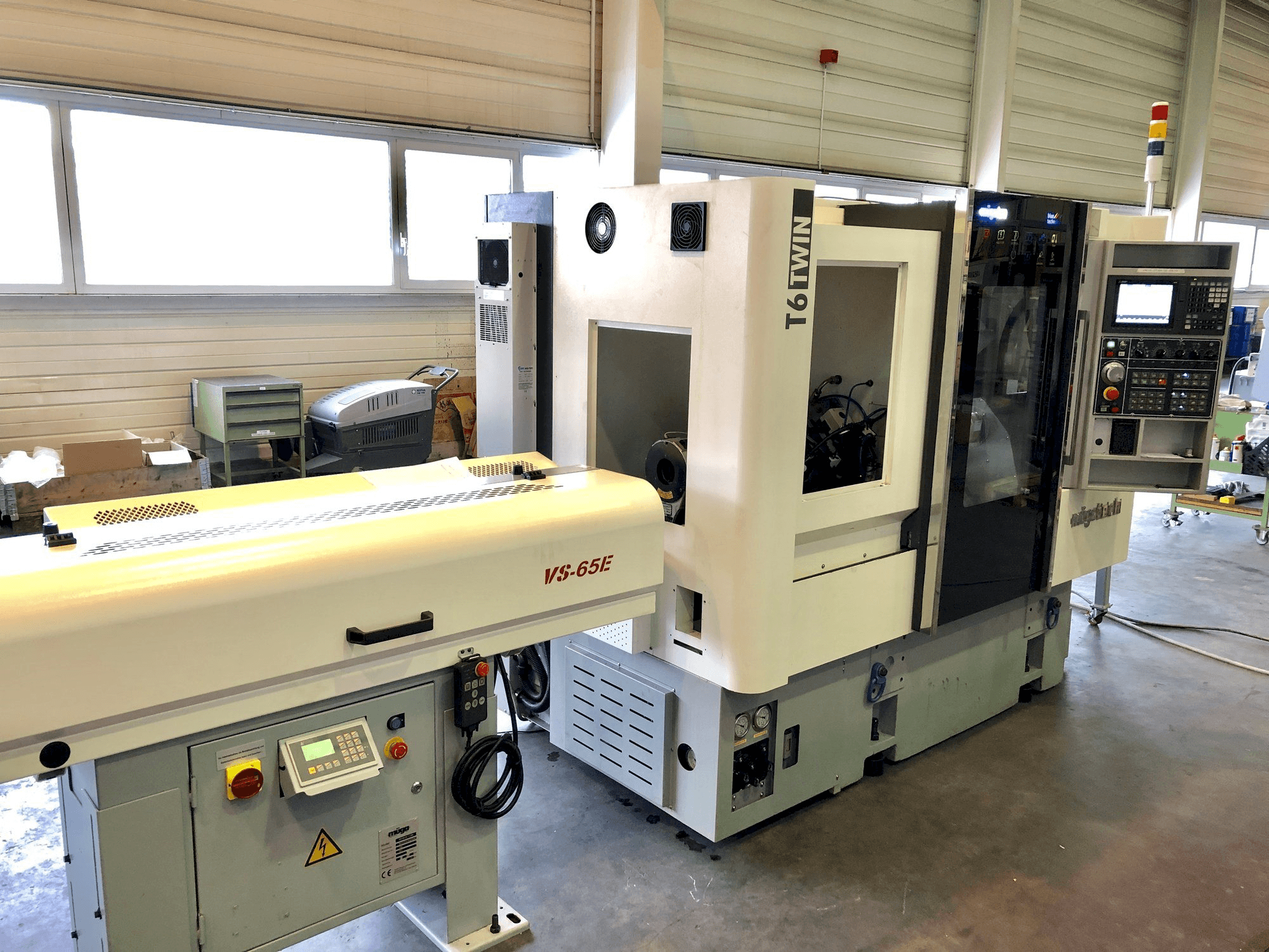 A Müga T6 Twin 60 gép elölnézete