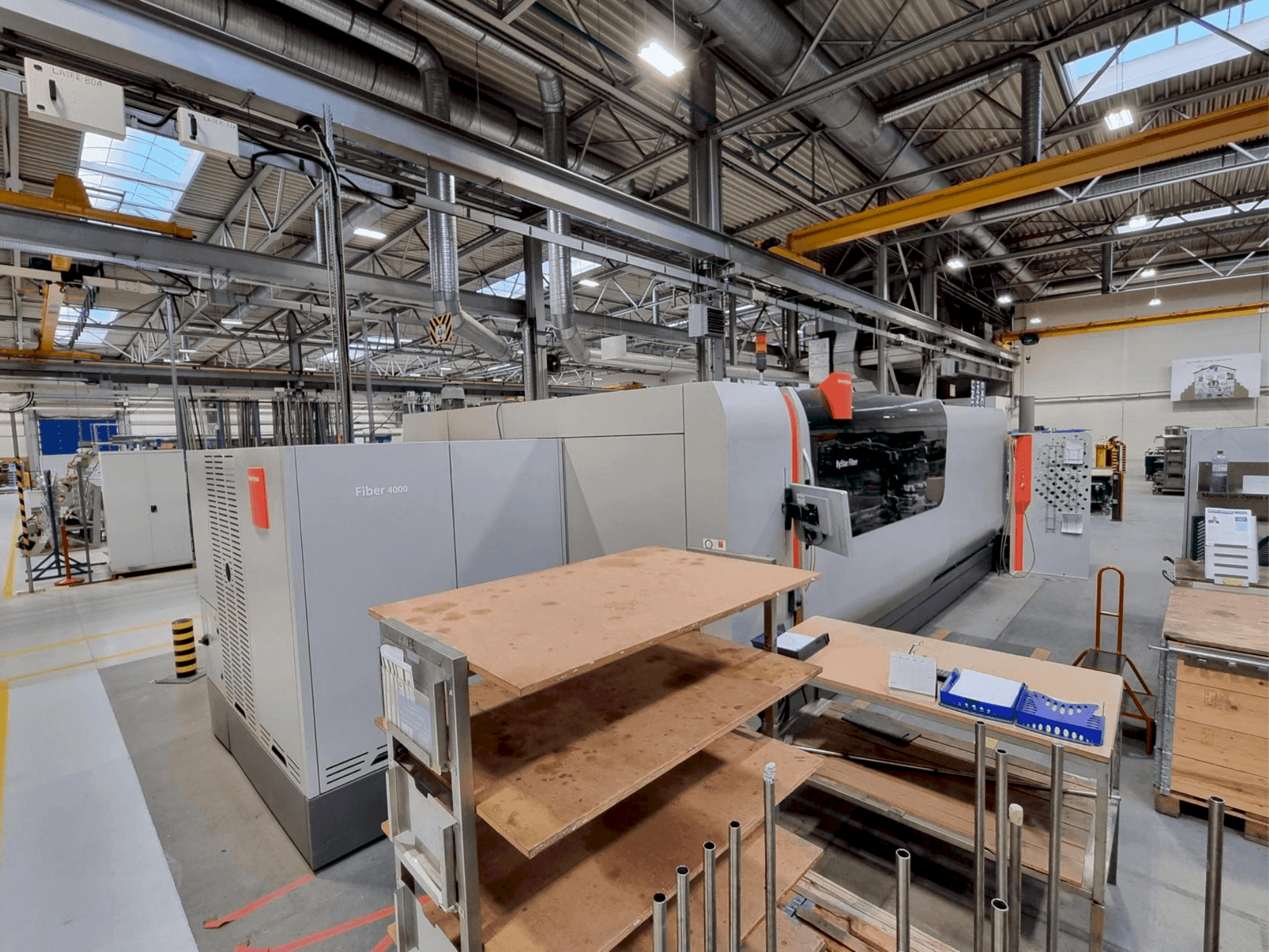 A Bystronic ByStar Fiber 4020 (2017) gép elölnézete