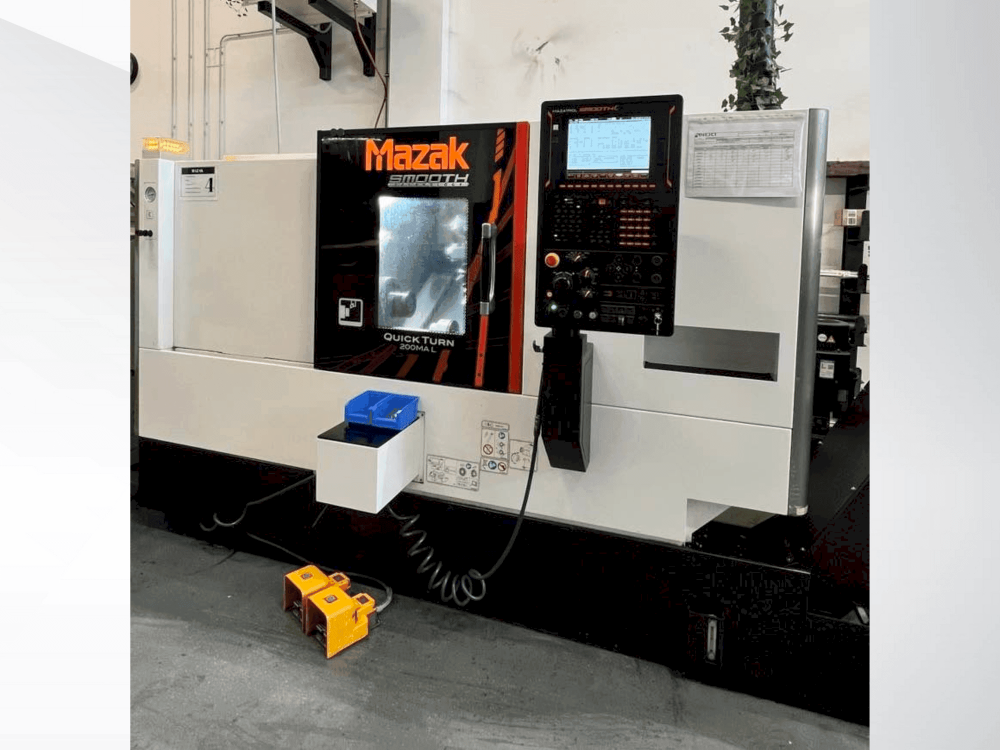 A Mazak Quick Turn 200MA L gép elölnézete