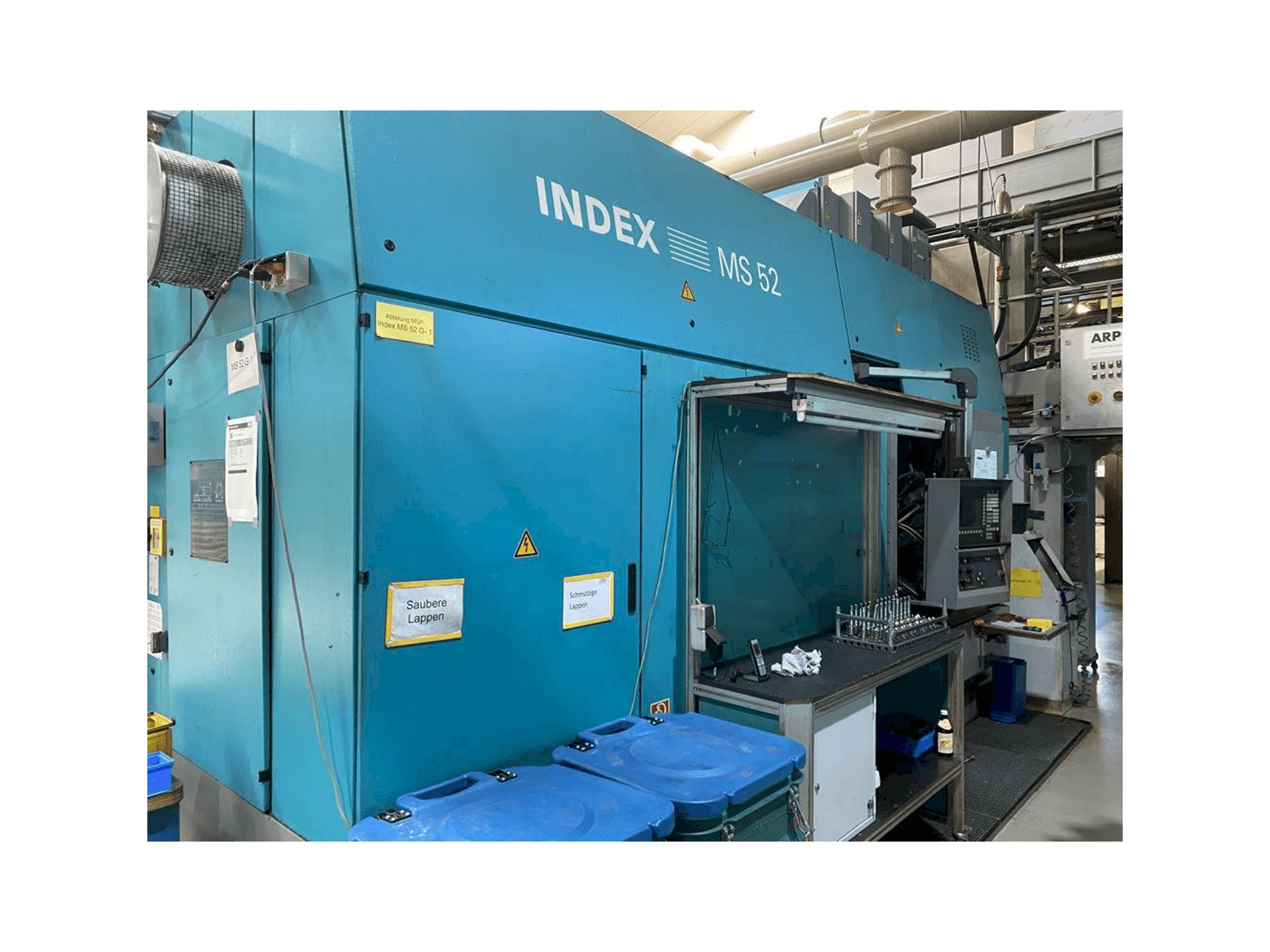A Index MS 52 G gép elölnézete