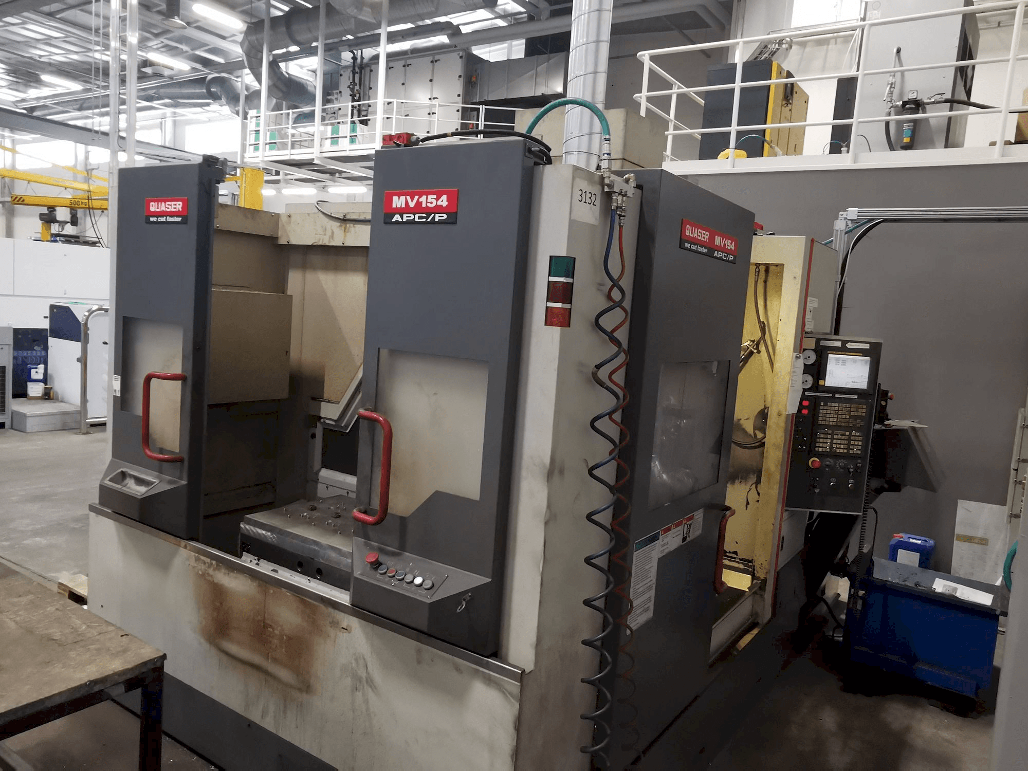 A Quaser MV154APC/P12 gép elölnézete