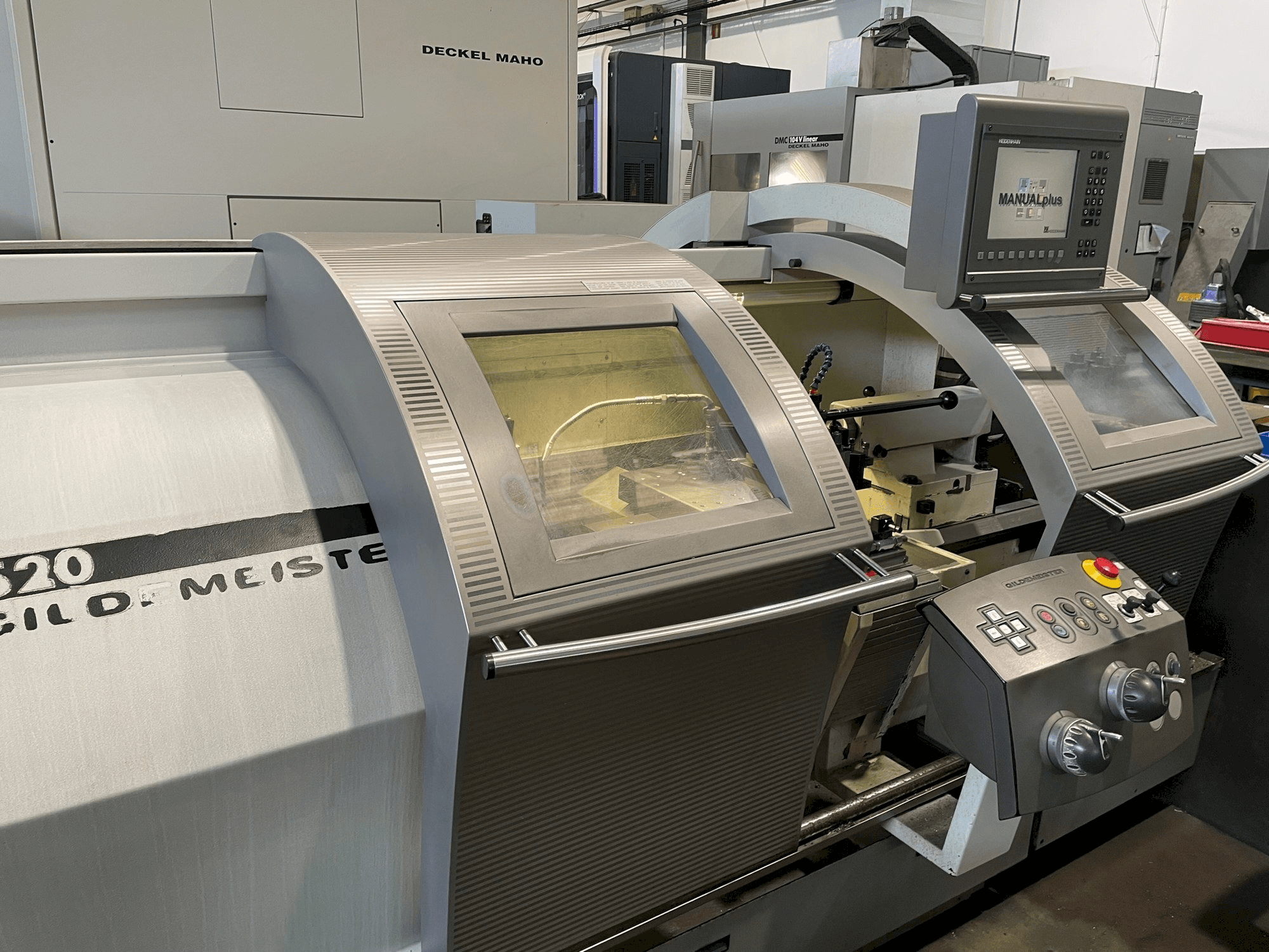 A Gildemeister NEF 520 gép elölnézete