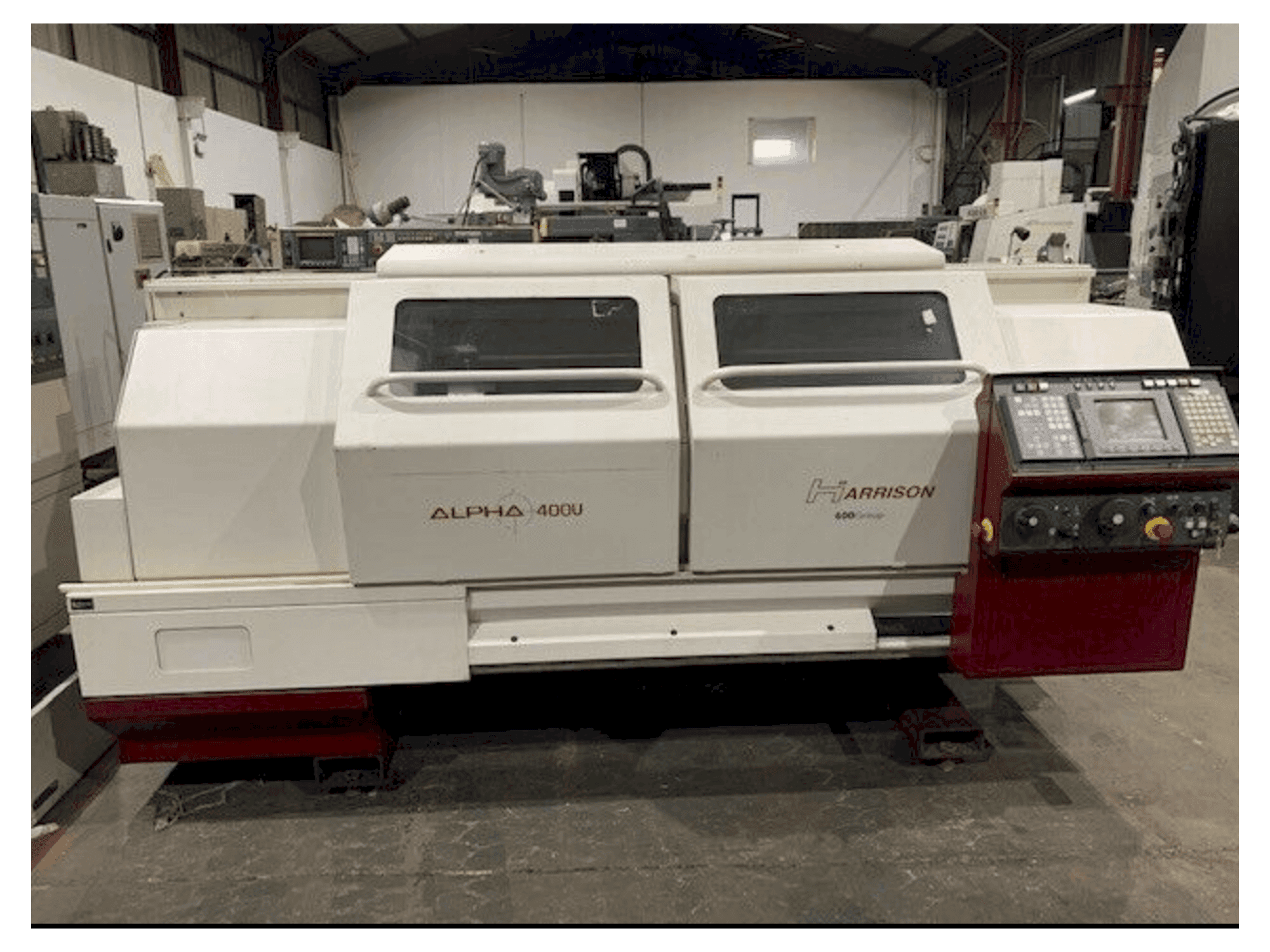 A Harrison ALPHA 400 U gép elölnézete