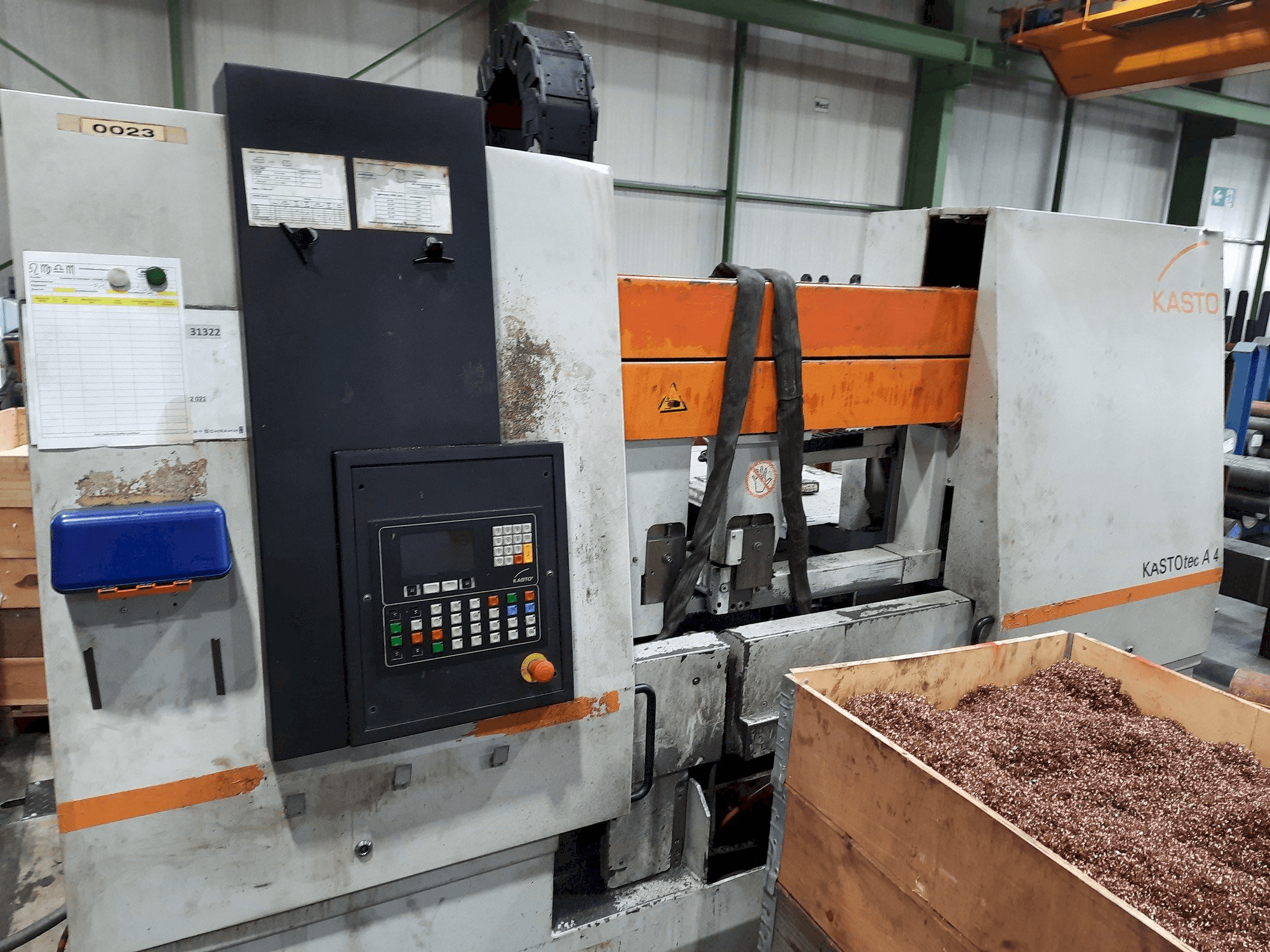 A KASTO tec A 4 gép elölnézete