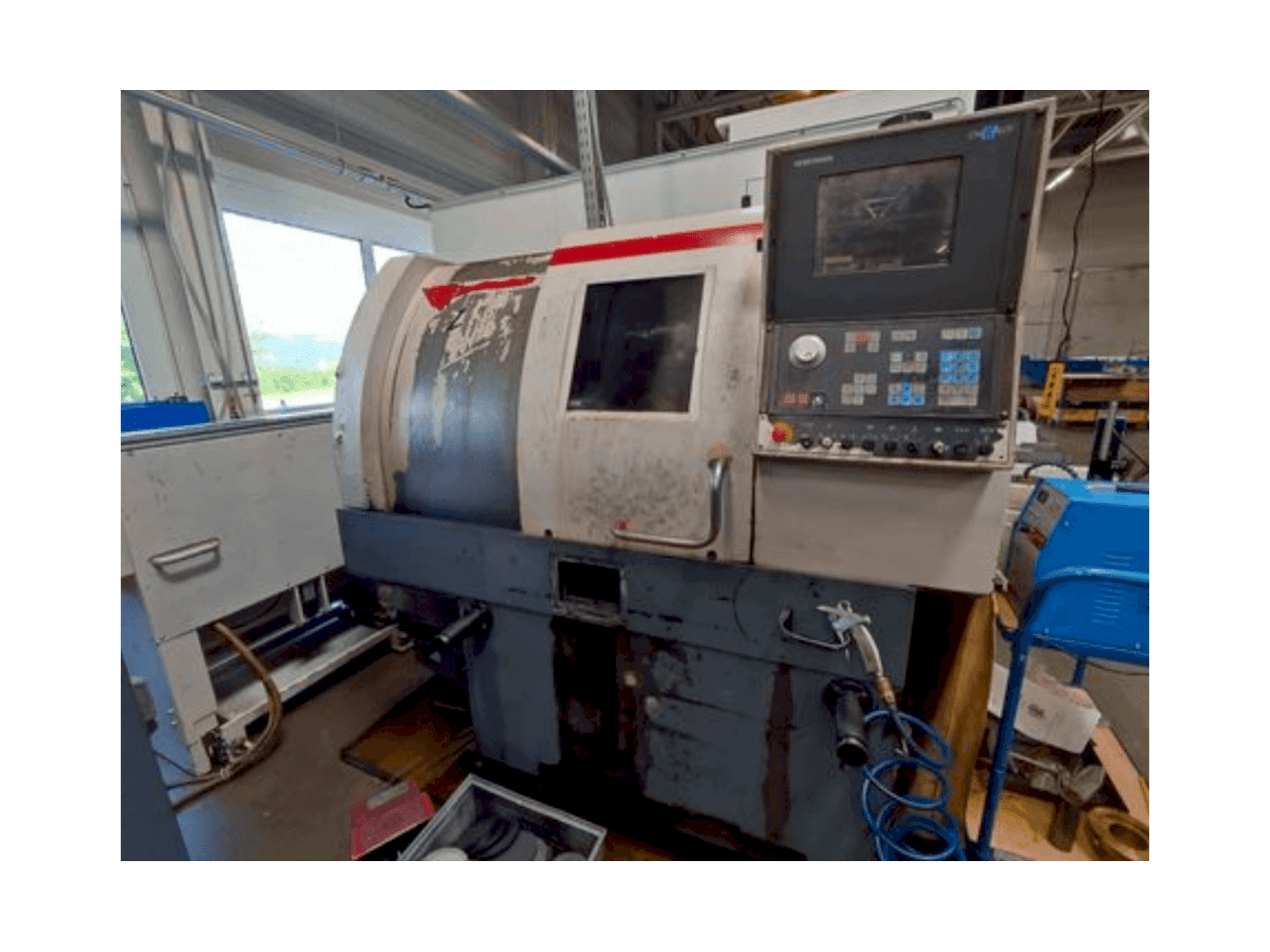 A WEMAS DZ150 gép elölnézete