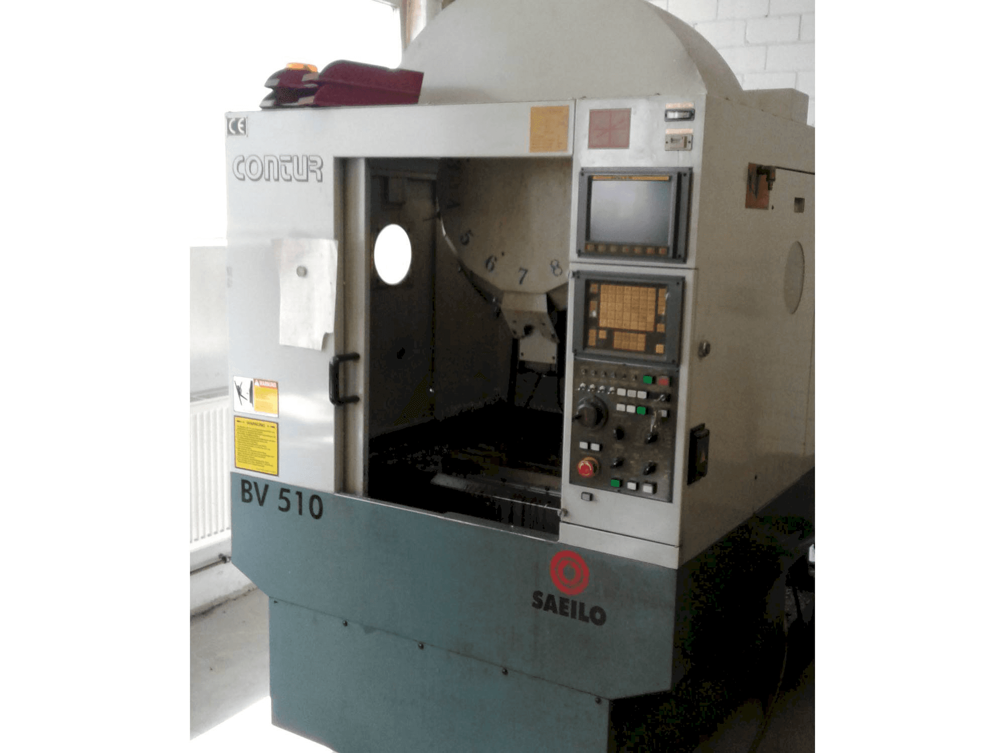 A Saeilo BV 510 gép elölnézete